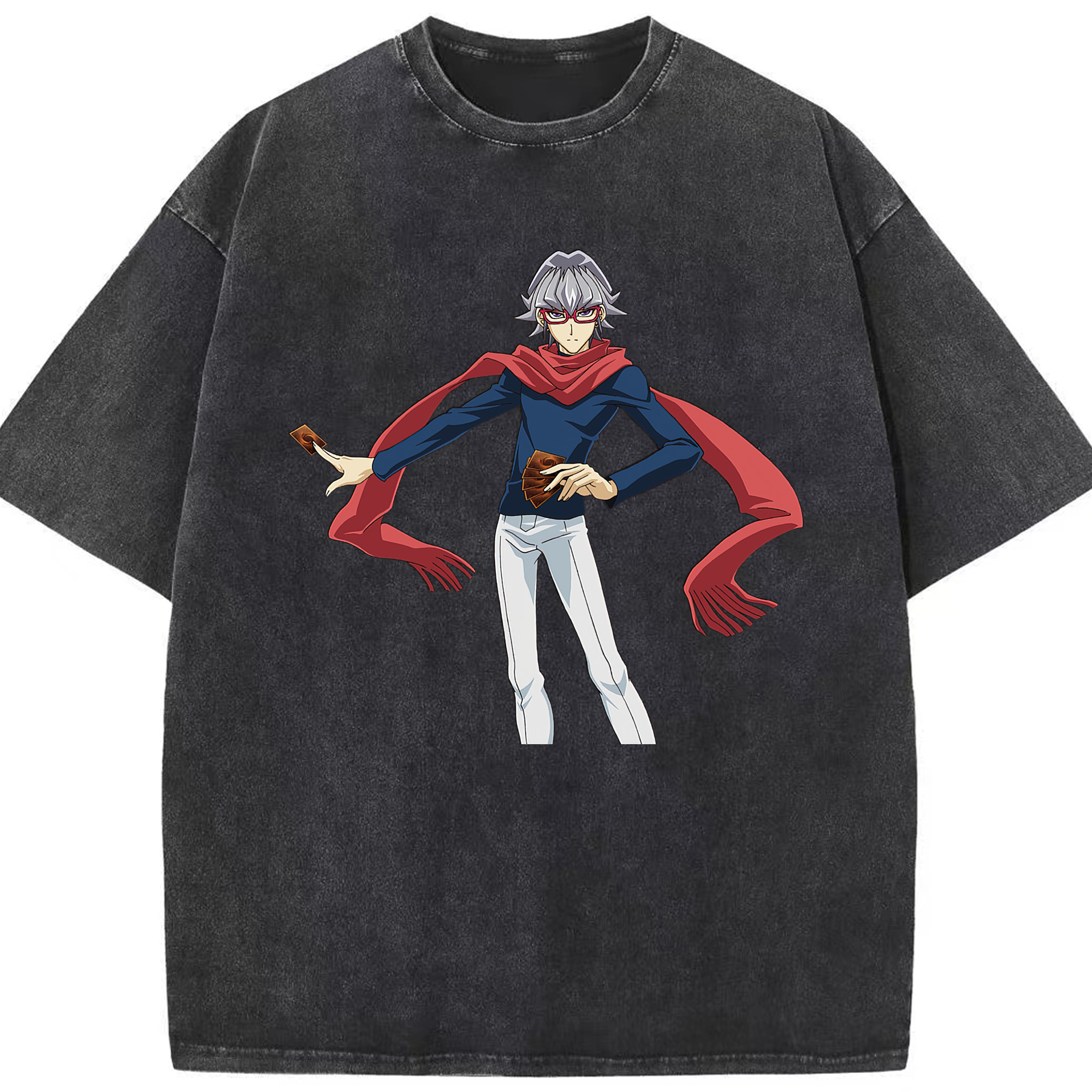 （画像用） 遊☆戯☆王 Yu-Gi-Oh! 綿100% ヴィンテージ風 半袖Tシャツ（フロントプリント）