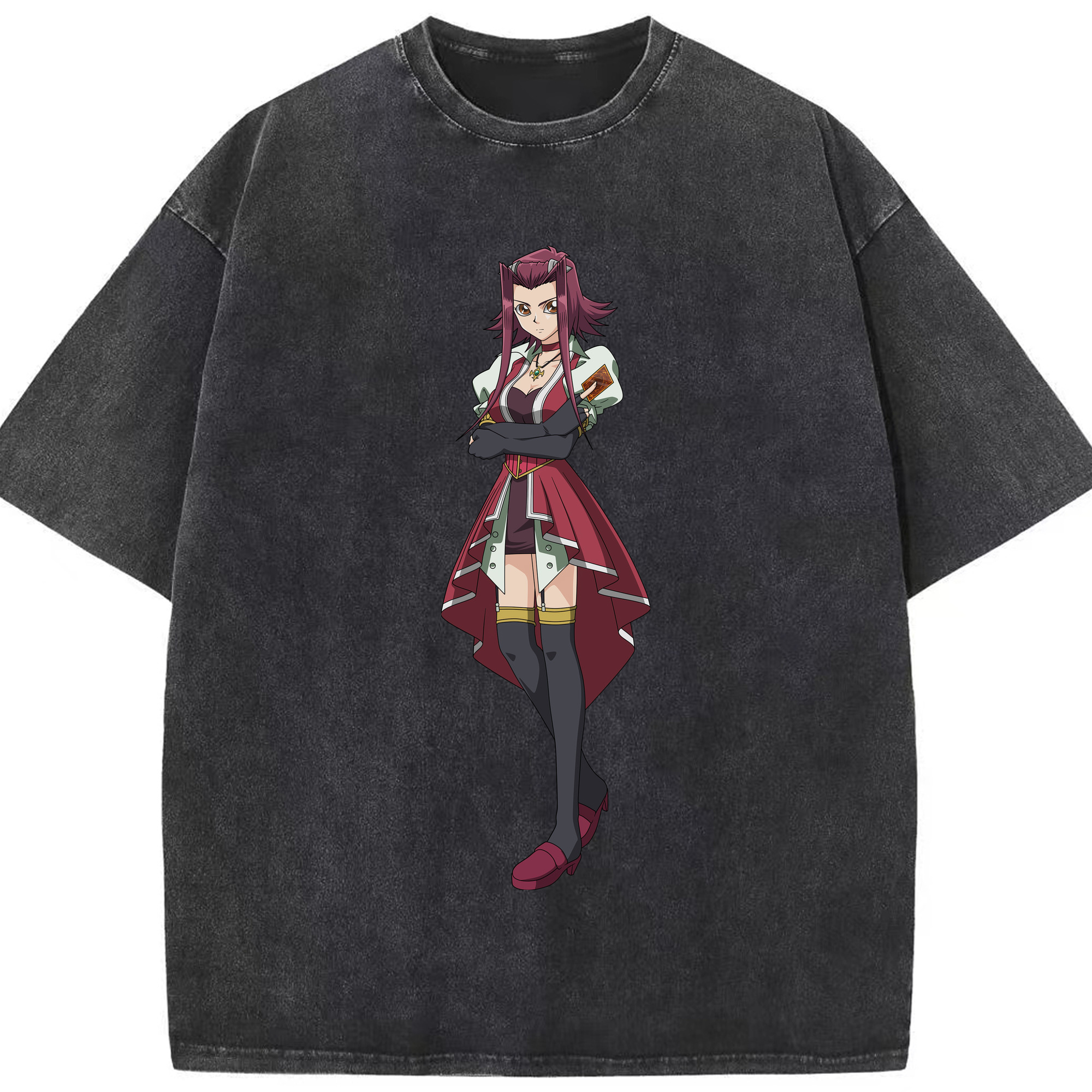 （画像用） 遊☆戯☆王 Yu-Gi-Oh! 綿100% ヴィンテージ風 半袖Tシャツ（フロントプリント）