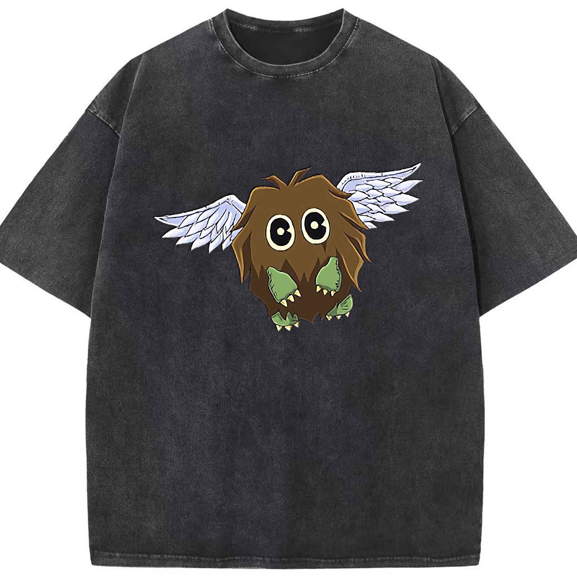 （画像用） 遊☆戯☆王 Yu-Gi-Oh! 綿100% ヴィンテージ風 半袖Tシャツ（フロントプリント）