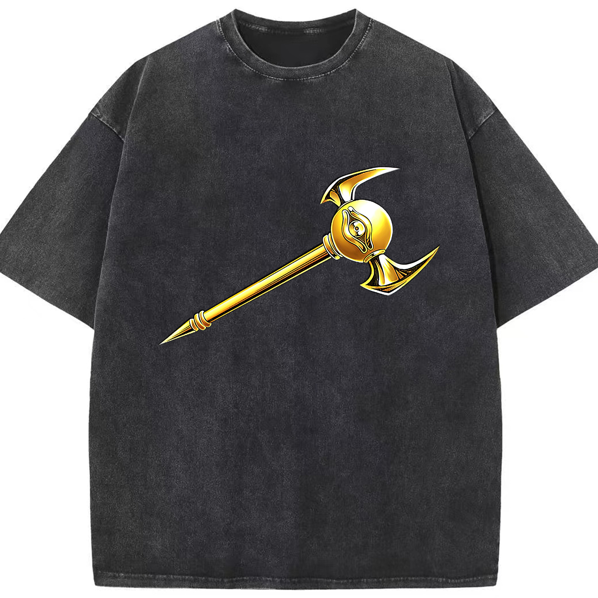 （画像用） 遊☆戯☆王 Yu-Gi-Oh! 綿100% ヴィンテージ風 半袖Tシャツ（フロントプリント）