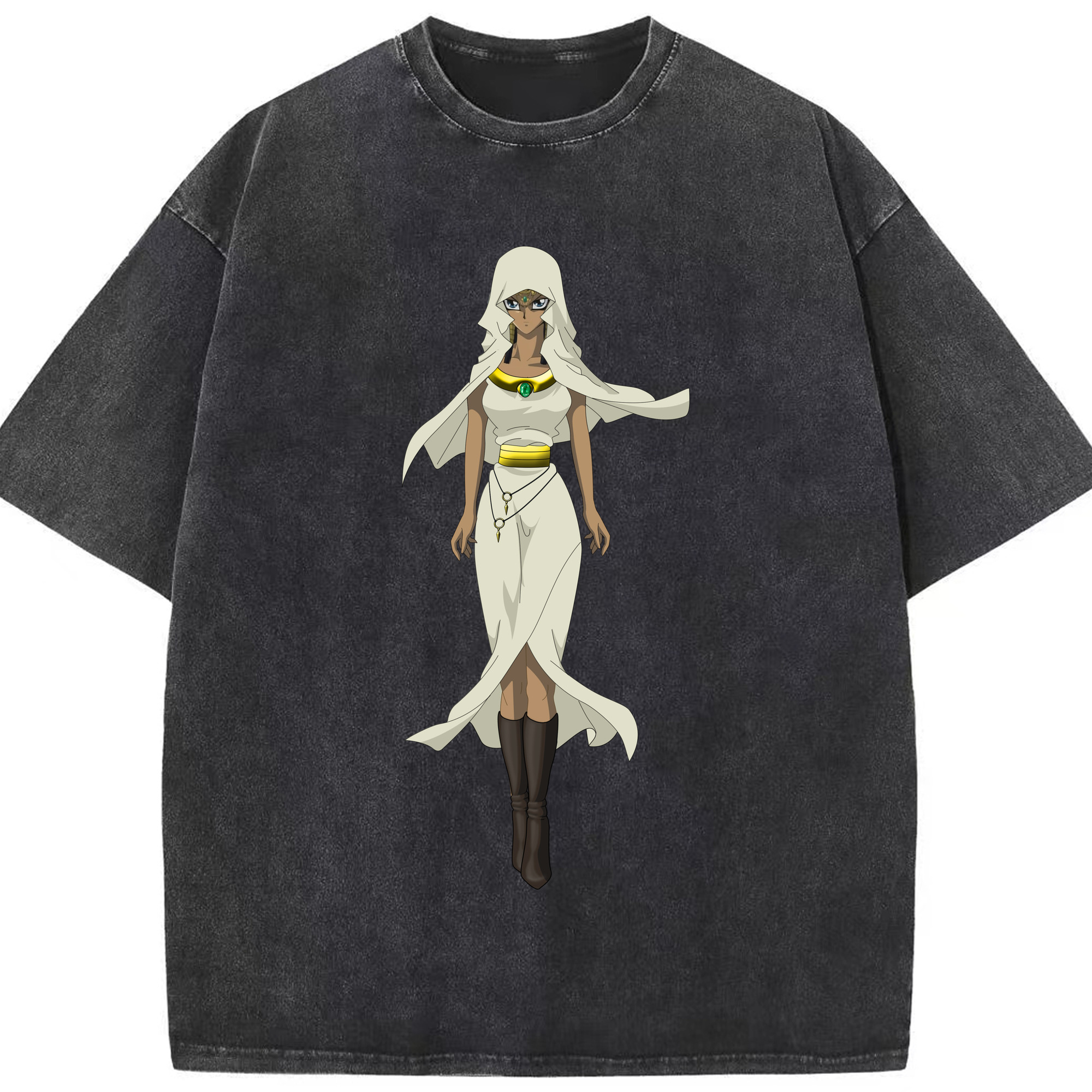 （画像用） 遊☆戯☆王 Yu-Gi-Oh! 綿100% ヴィンテージ風 半袖Tシャツ（フロントプリント）