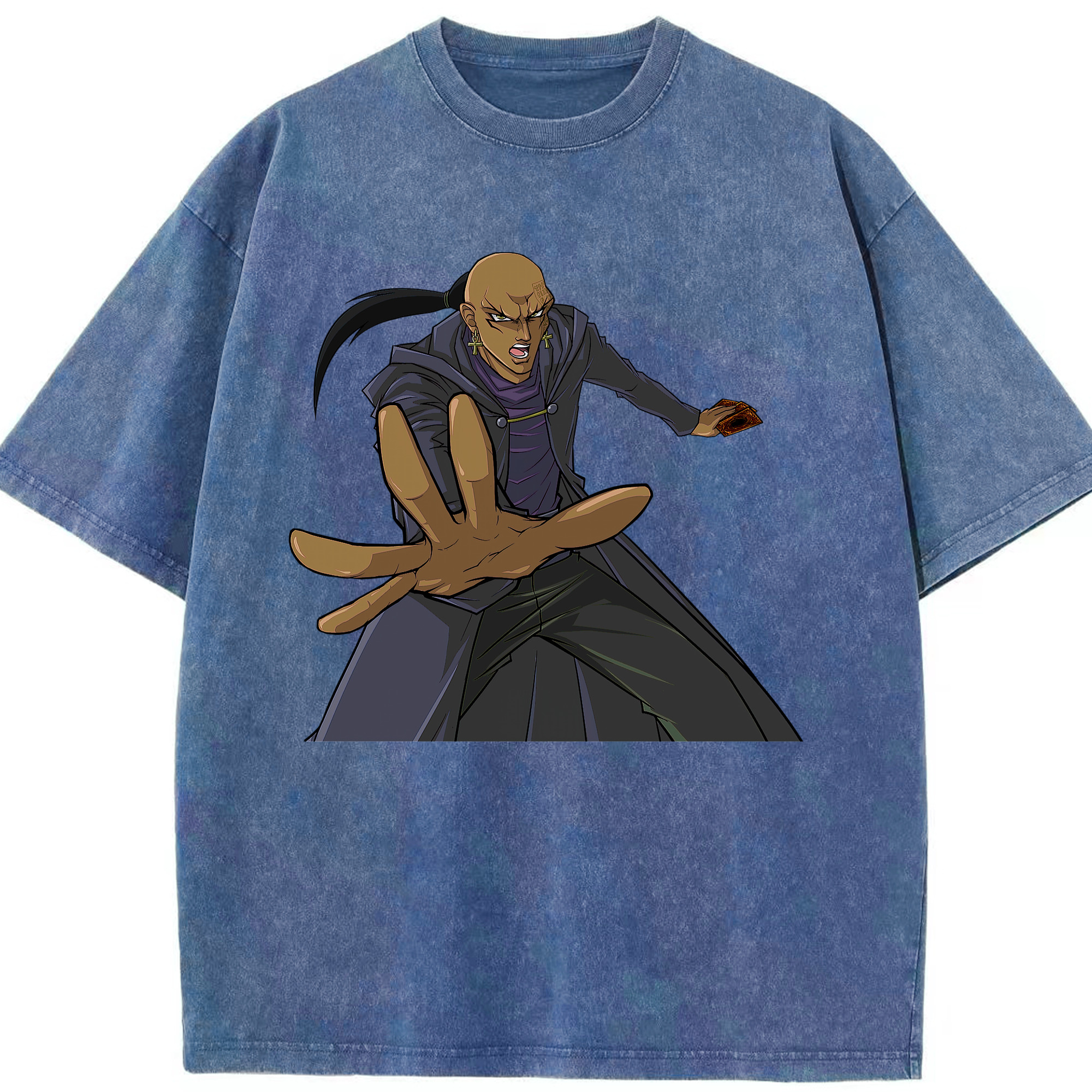 （画像用） 遊☆戯☆王 Yu-Gi-Oh! 綿100% ヴィンテージ風 半袖Tシャツ（フロントプリント）