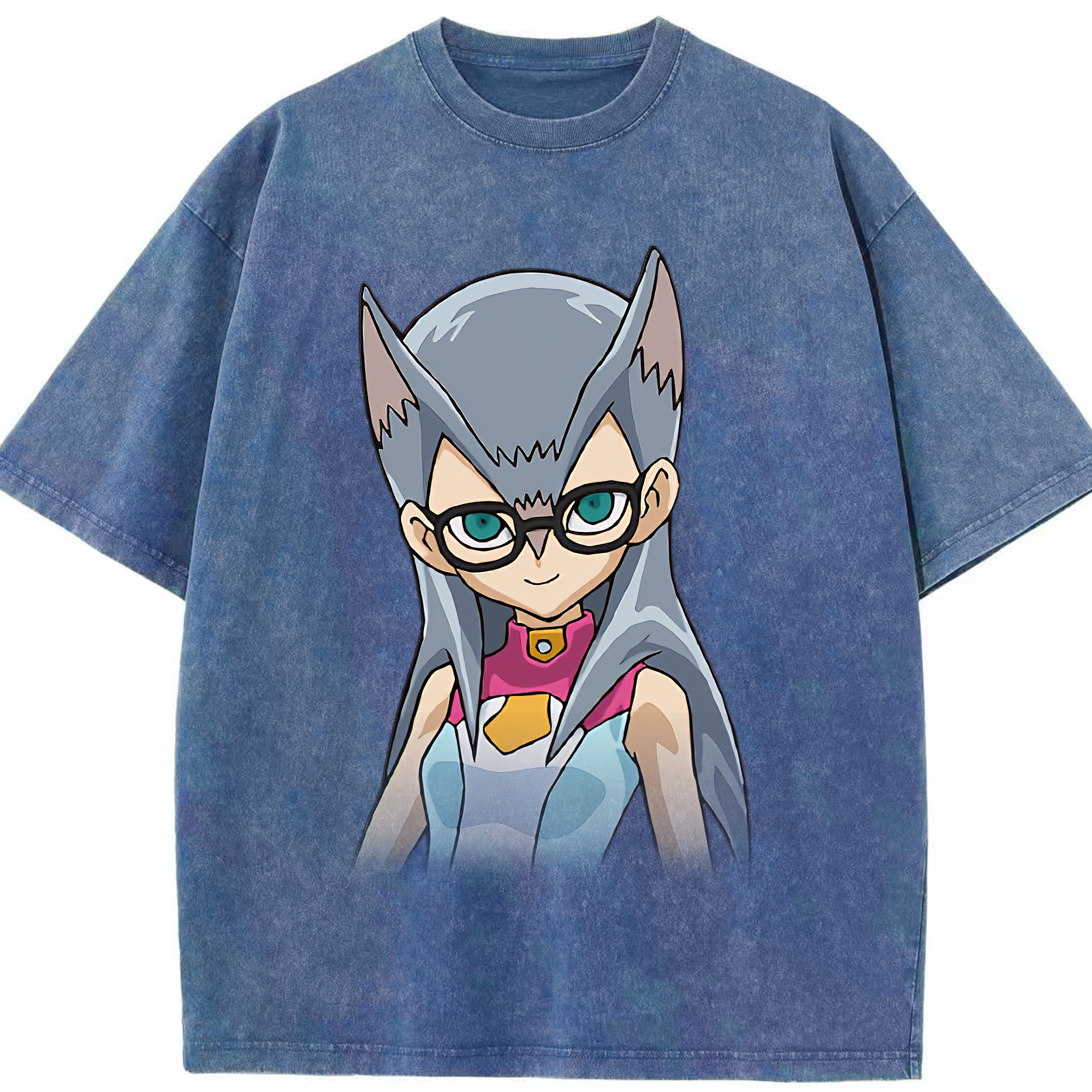 （画像用） 遊☆戯☆王 Yu-Gi-Oh! 綿100% ヴィンテージ風 半袖Tシャツ（フロントプリント）