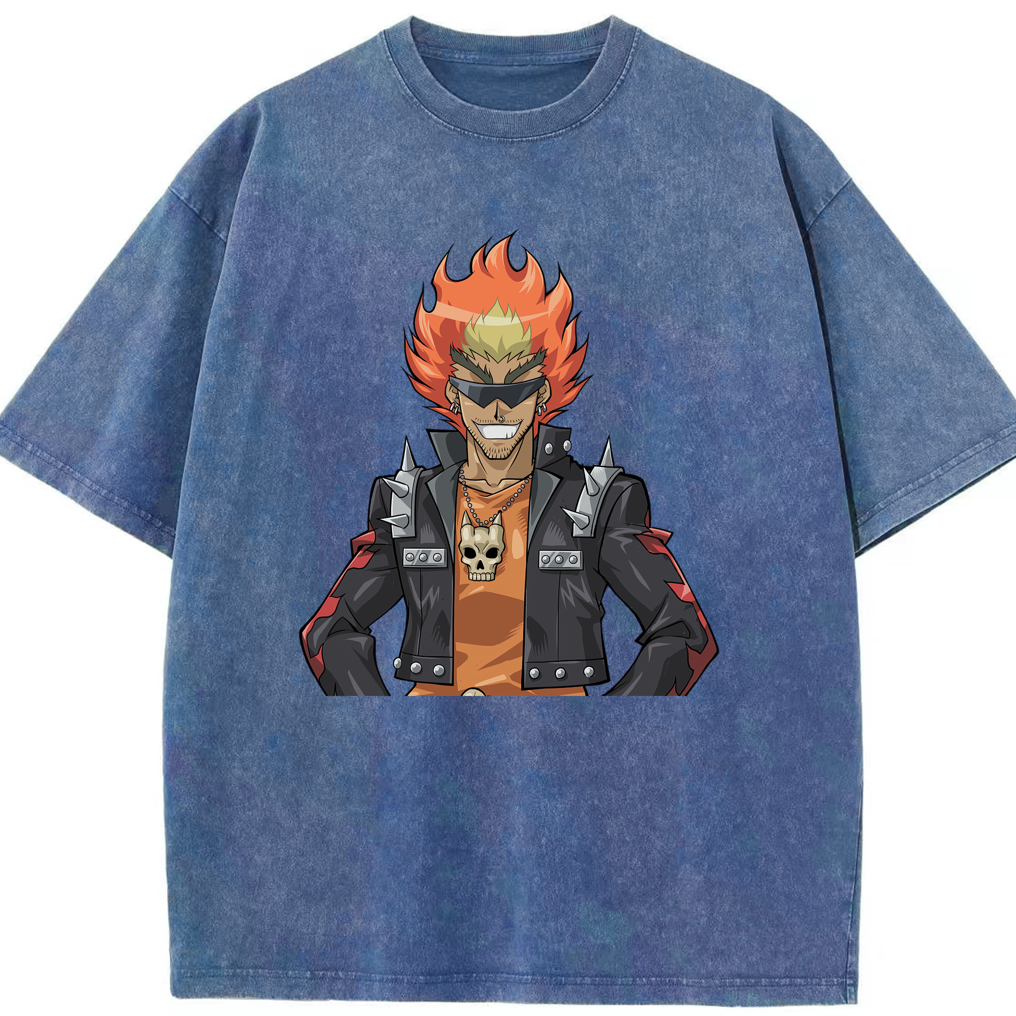 （画像用） 遊☆戯☆王 Yu-Gi-Oh! 綿100% ヴィンテージ風 半袖Tシャツ（フロントプリント）