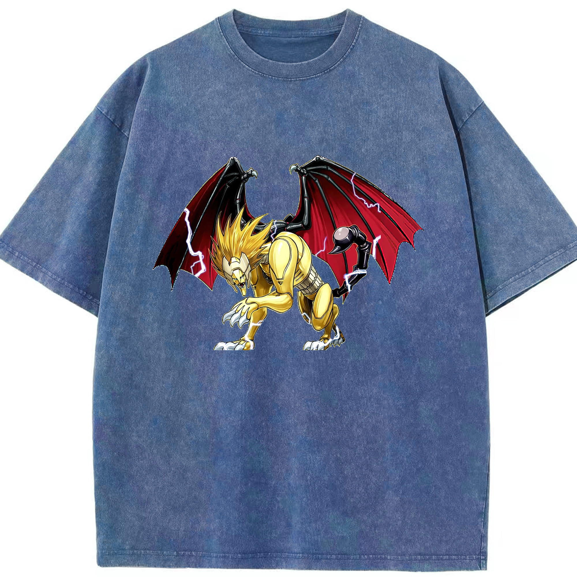 （画像用） 遊☆戯☆王 Yu-Gi-Oh! 綿100% ヴィンテージ風 半袖Tシャツ（フロントプリント）