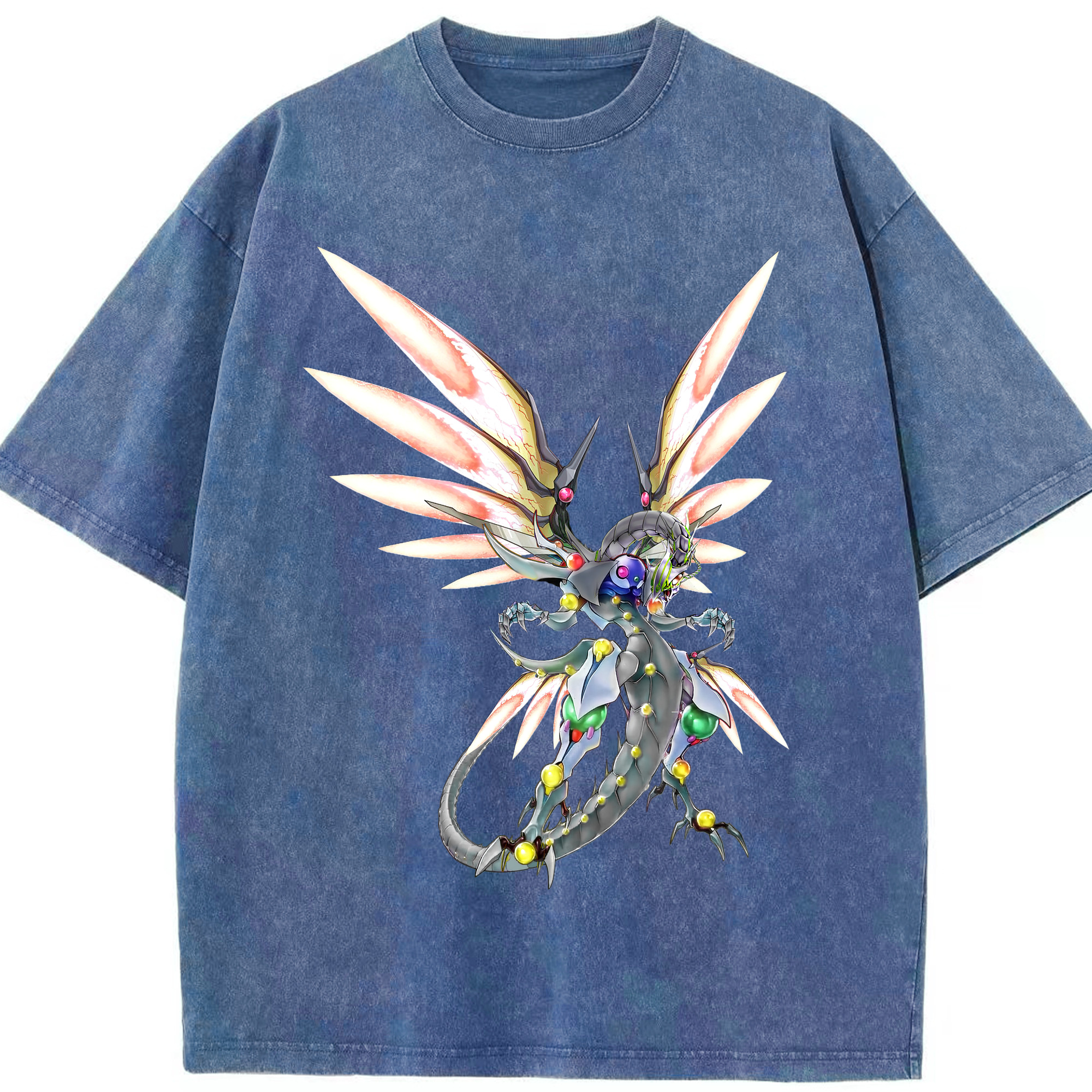 （画像用） 遊☆戯☆王 Yu-Gi-Oh! 綿100% ヴィンテージ風 半袖Tシャツ（フロントプリント）