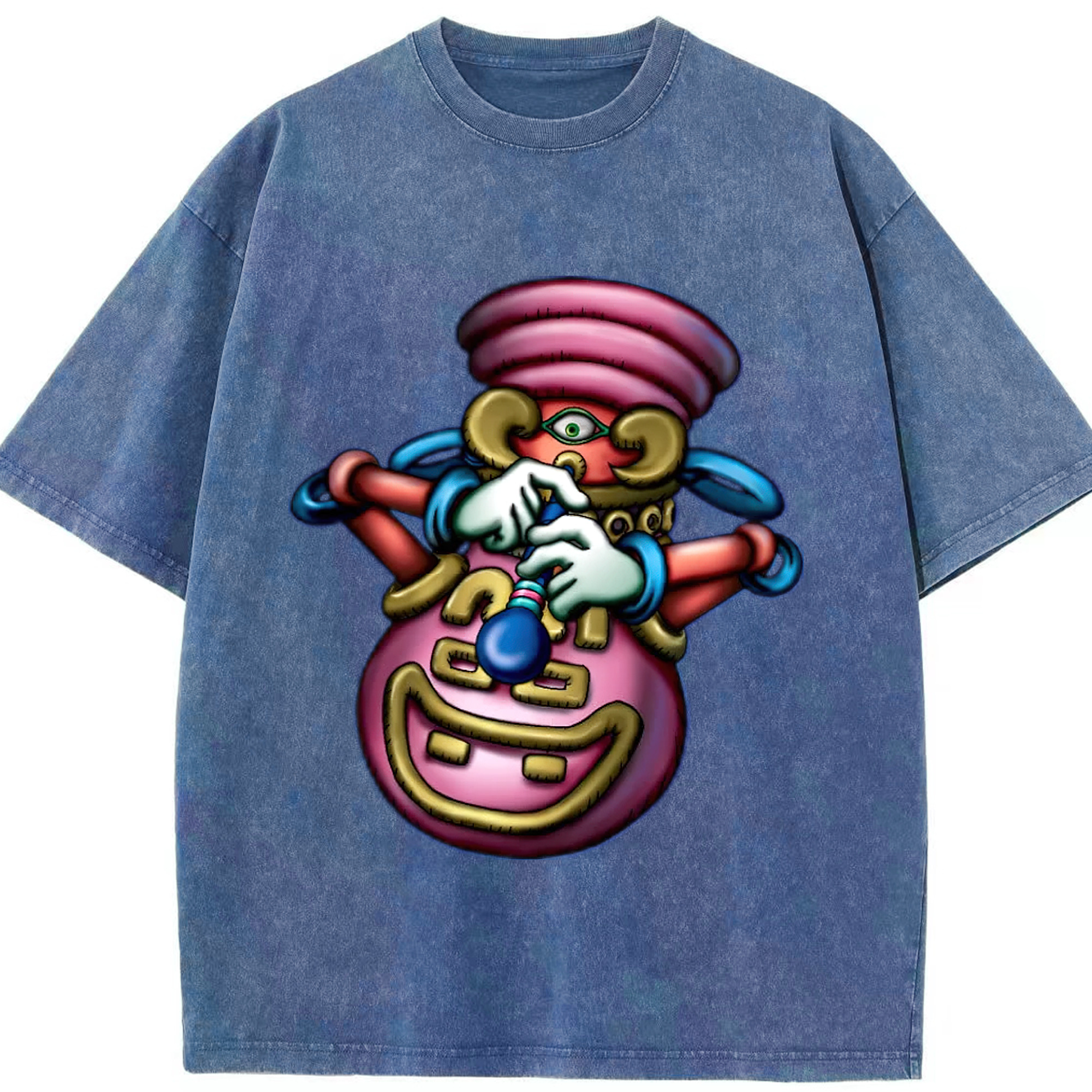 （画像用） 遊☆戯☆王 Yu-Gi-Oh! 綿100% ヴィンテージ風 半袖Tシャツ（フロントプリント）