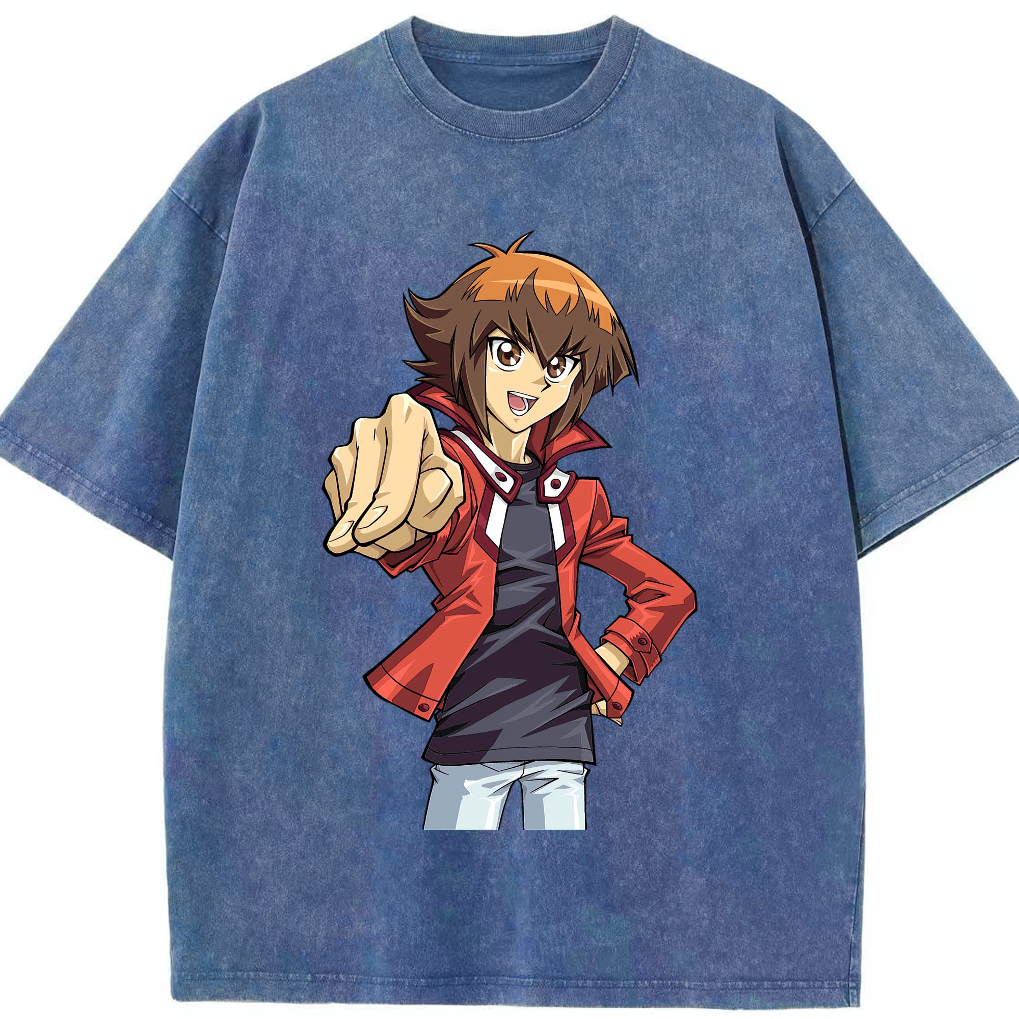 （画像用） 遊☆戯☆王 Yu-Gi-Oh! 綿100% ヴィンテージ風 半袖Tシャツ（フロントプリント）