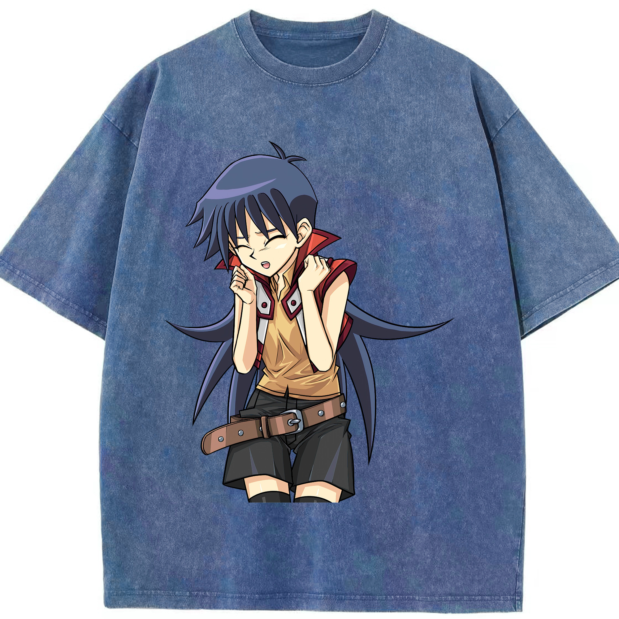 （画像用） 遊☆戯☆王 Yu-Gi-Oh! 綿100% ヴィンテージ風 半袖Tシャツ（フロントプリント）
