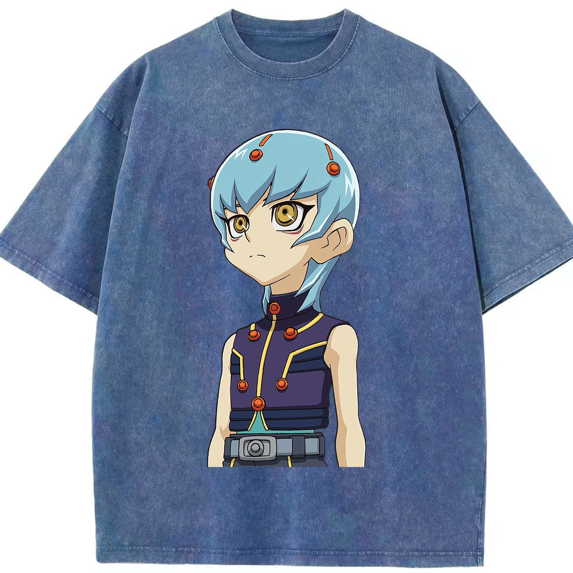 （画像用） 遊☆戯☆王 Yu-Gi-Oh! 綿100% ヴィンテージ風 半袖Tシャツ（フロントプリント）