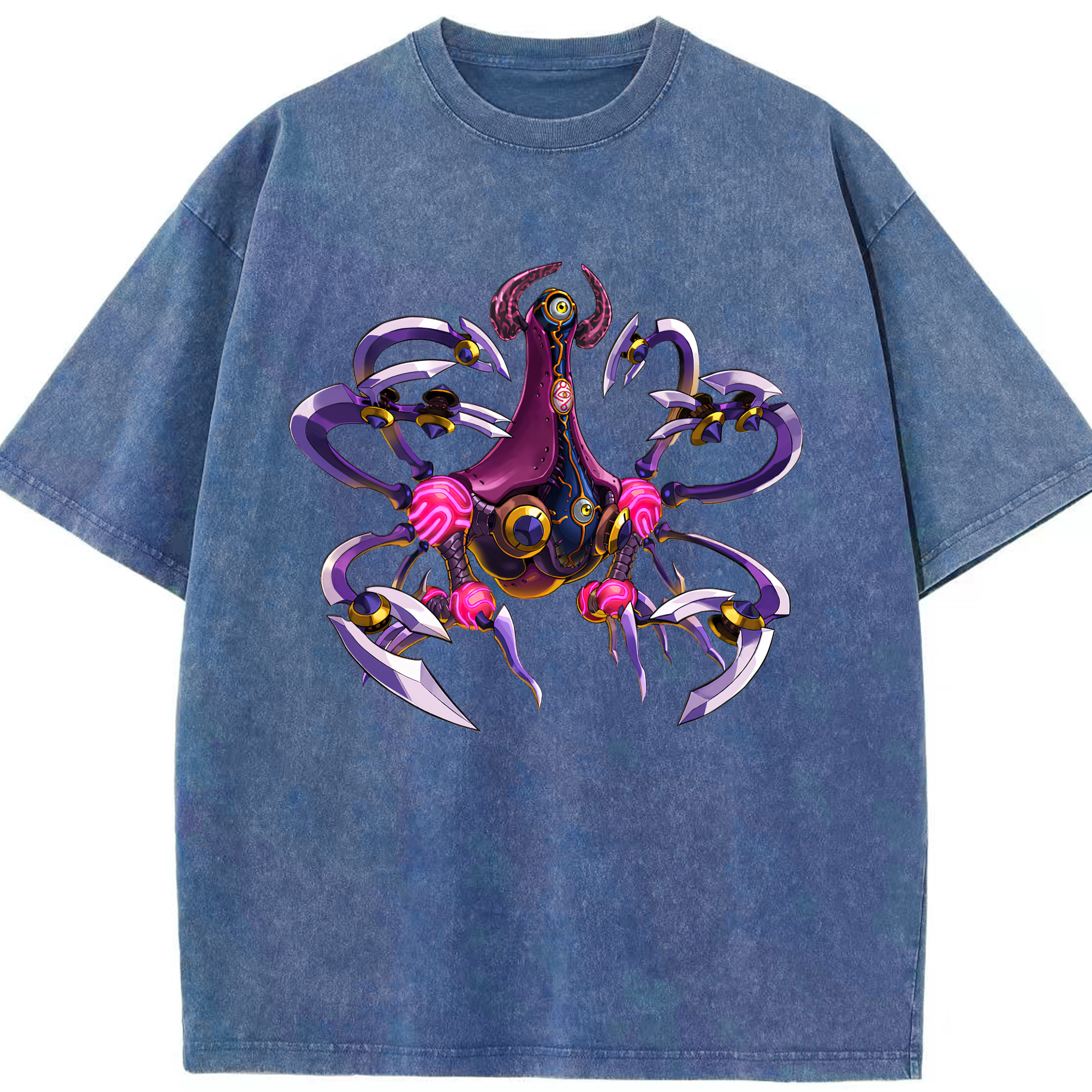 （画像用） 遊☆戯☆王 Yu-Gi-Oh! 綿100% ヴィンテージ風 半袖Tシャツ（フロントプリント）