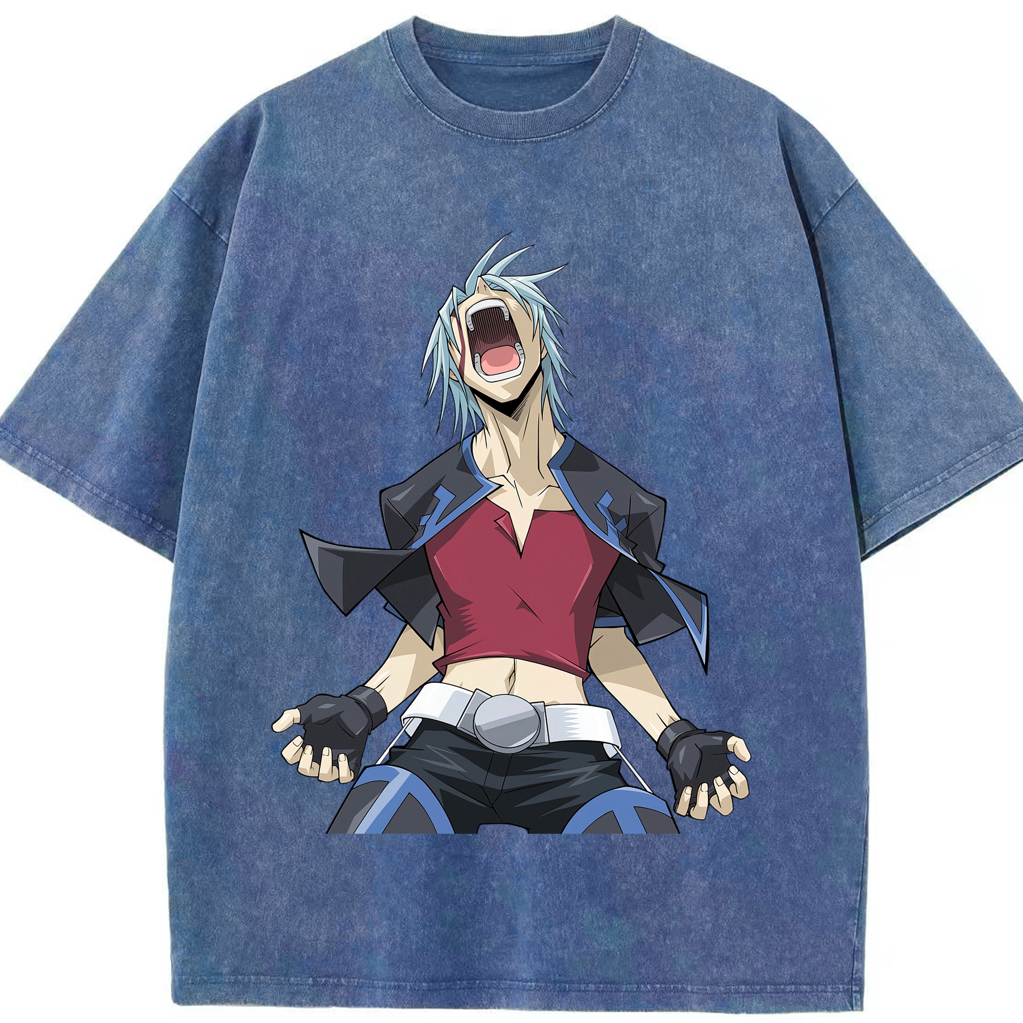 （画像用） 遊☆戯☆王 Yu-Gi-Oh! 綿100% ヴィンテージ風 半袖Tシャツ（フロントプリント）