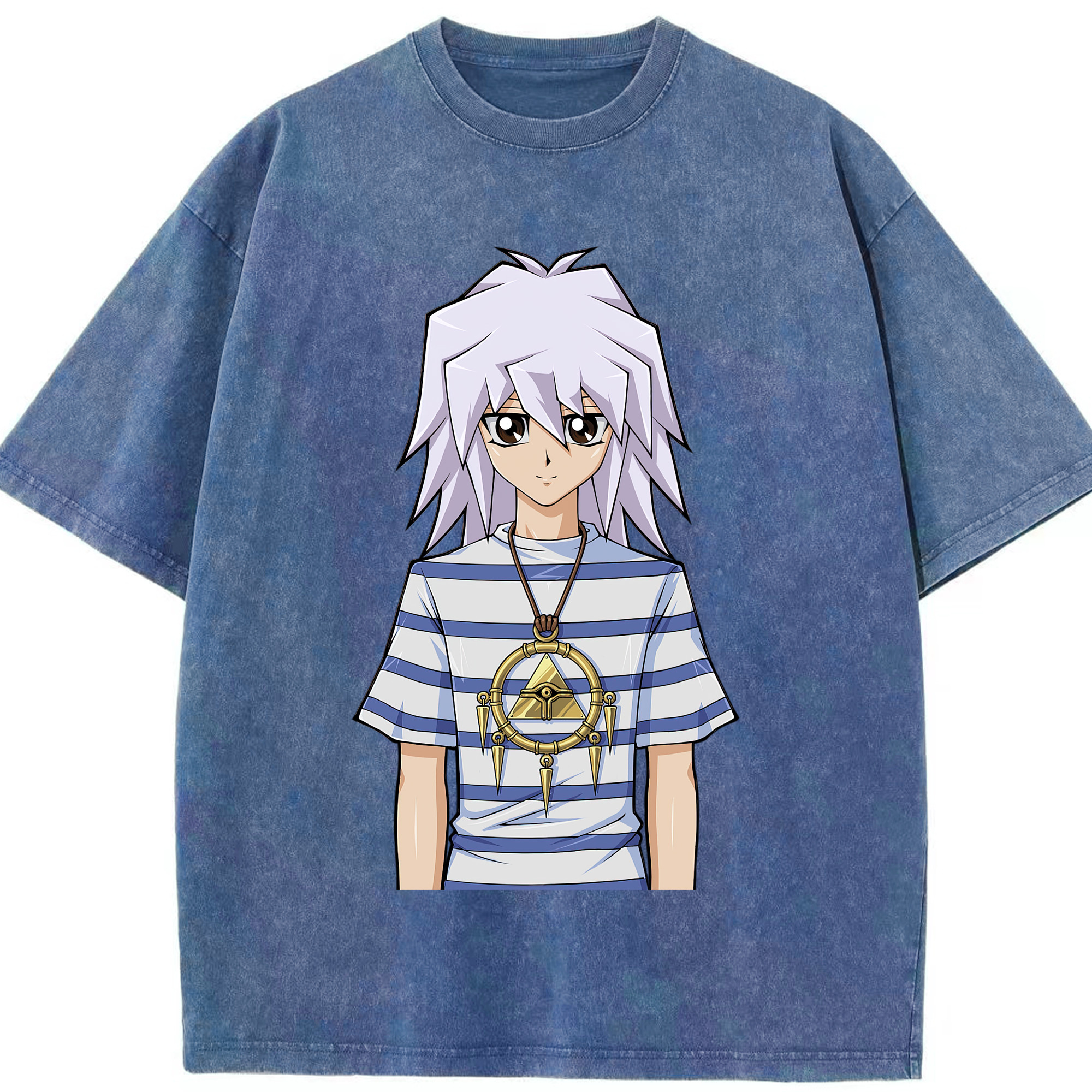 （画像用） 遊☆戯☆王 Yu-Gi-Oh! 綿100% ヴィンテージ風 半袖Tシャツ（フロントプリント）