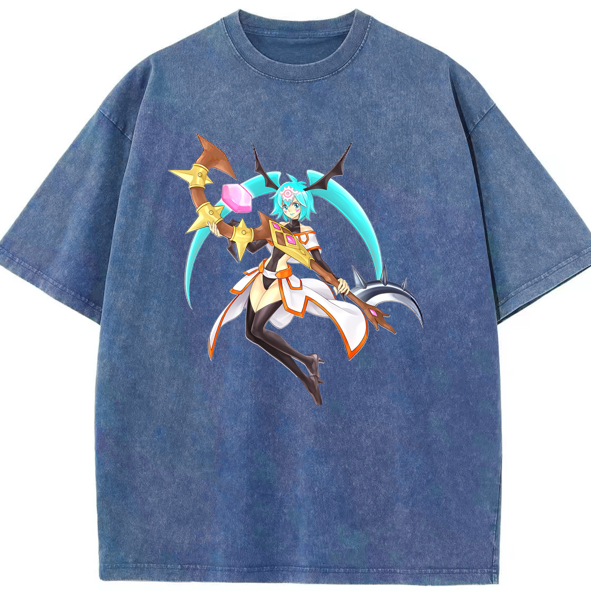 （画像用） 遊☆戯☆王 Yu-Gi-Oh! 綿100% ヴィンテージ風 半袖Tシャツ（フロントプリント）