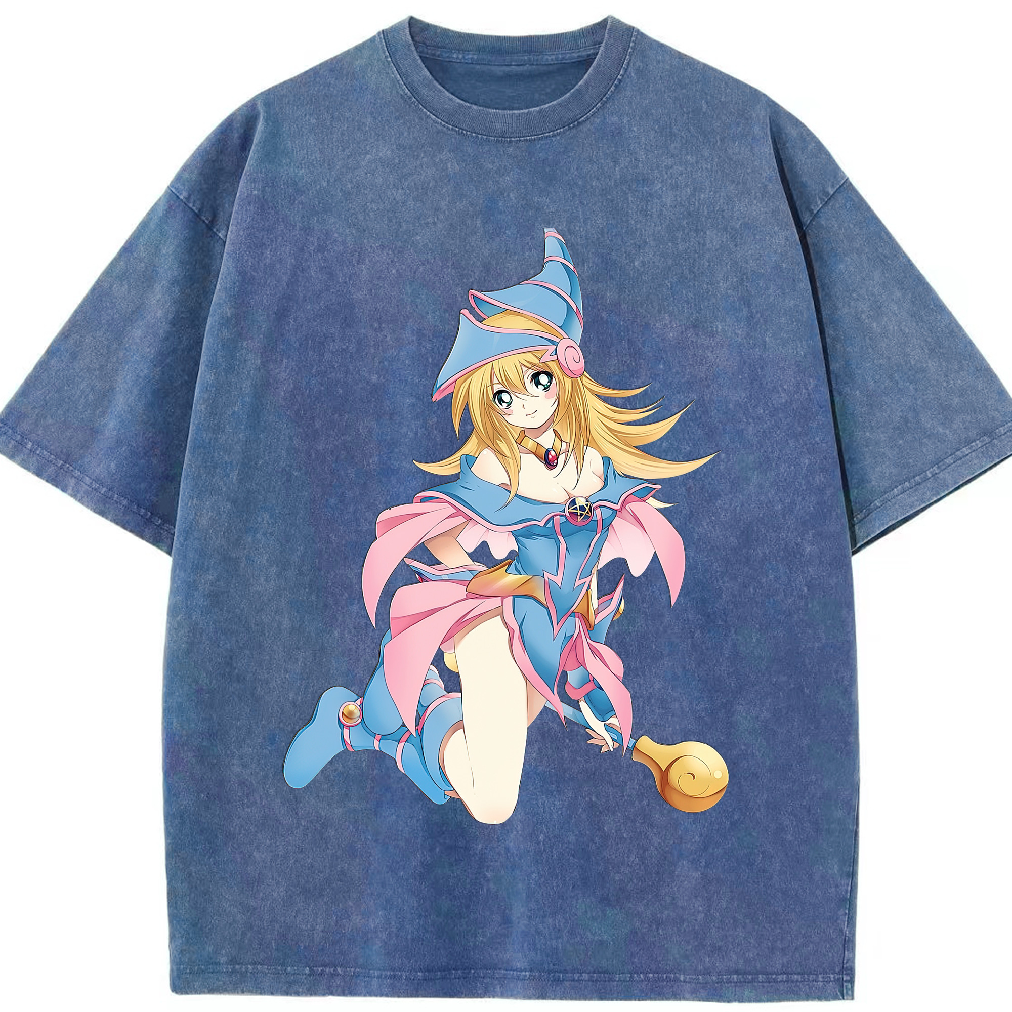 （画像用） 遊☆戯☆王 Yu-Gi-Oh! 綿100% ヴィンテージ風 半袖Tシャツ（フロントプリント）