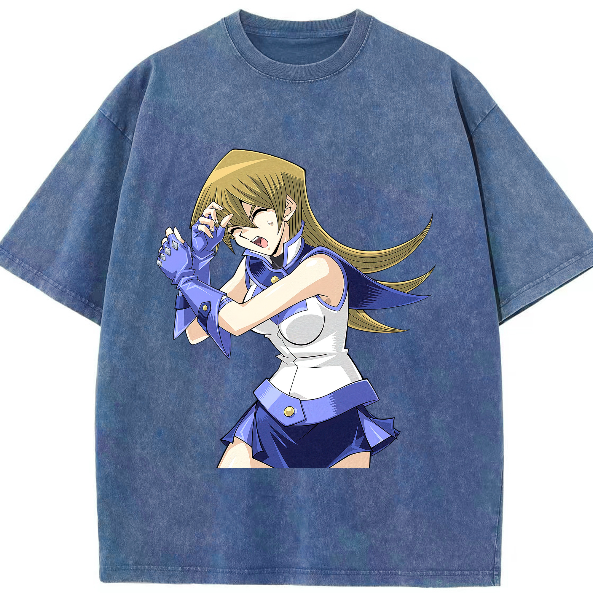 （画像用） 遊☆戯☆王 Yu-Gi-Oh! 綿100% ヴィンテージ風 半袖Tシャツ（フロントプリント）