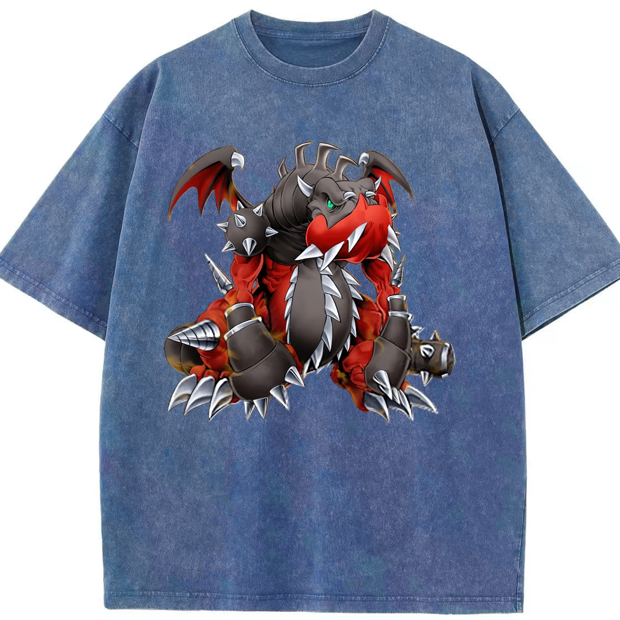 （画像用） 遊☆戯☆王 Yu-Gi-Oh! 綿100% ヴィンテージ風 半袖Tシャツ（フロントプリント）