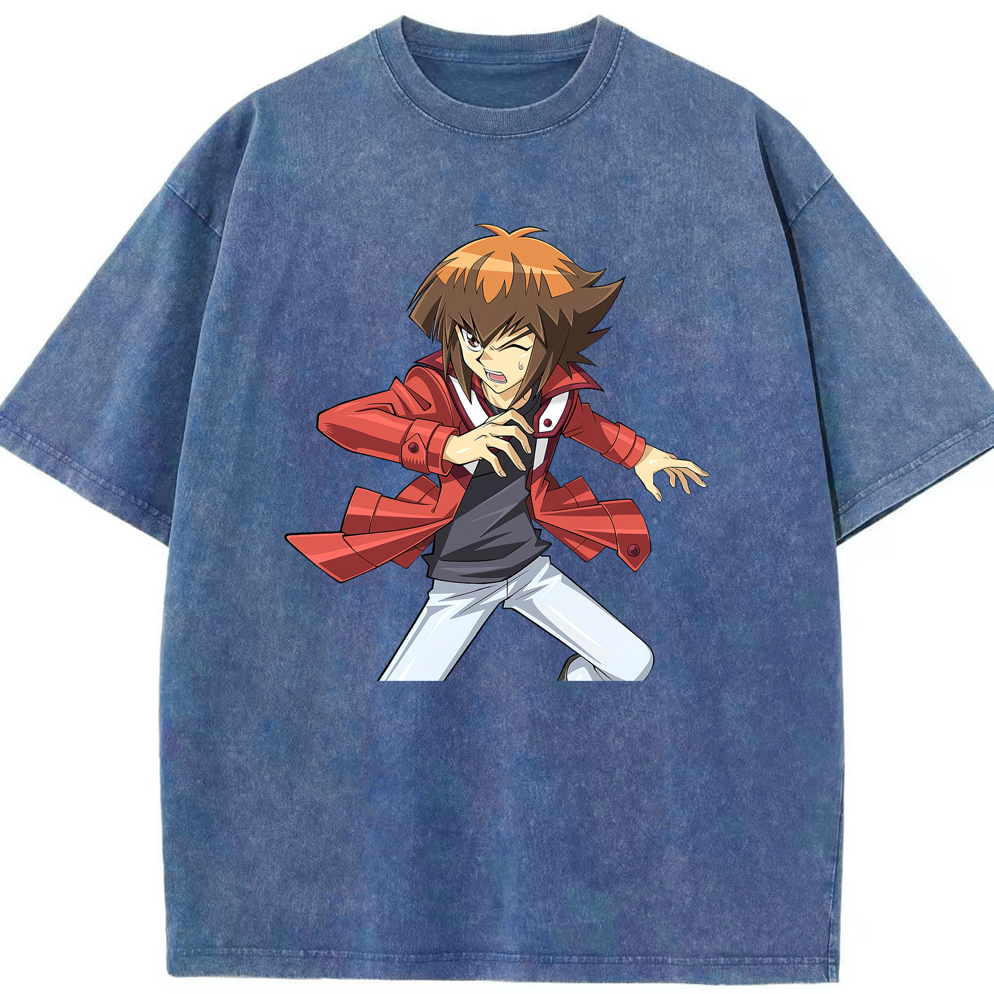 （画像用） 遊☆戯☆王 Yu-Gi-Oh! 綿100% ヴィンテージ風 半袖Tシャツ（フロントプリント）