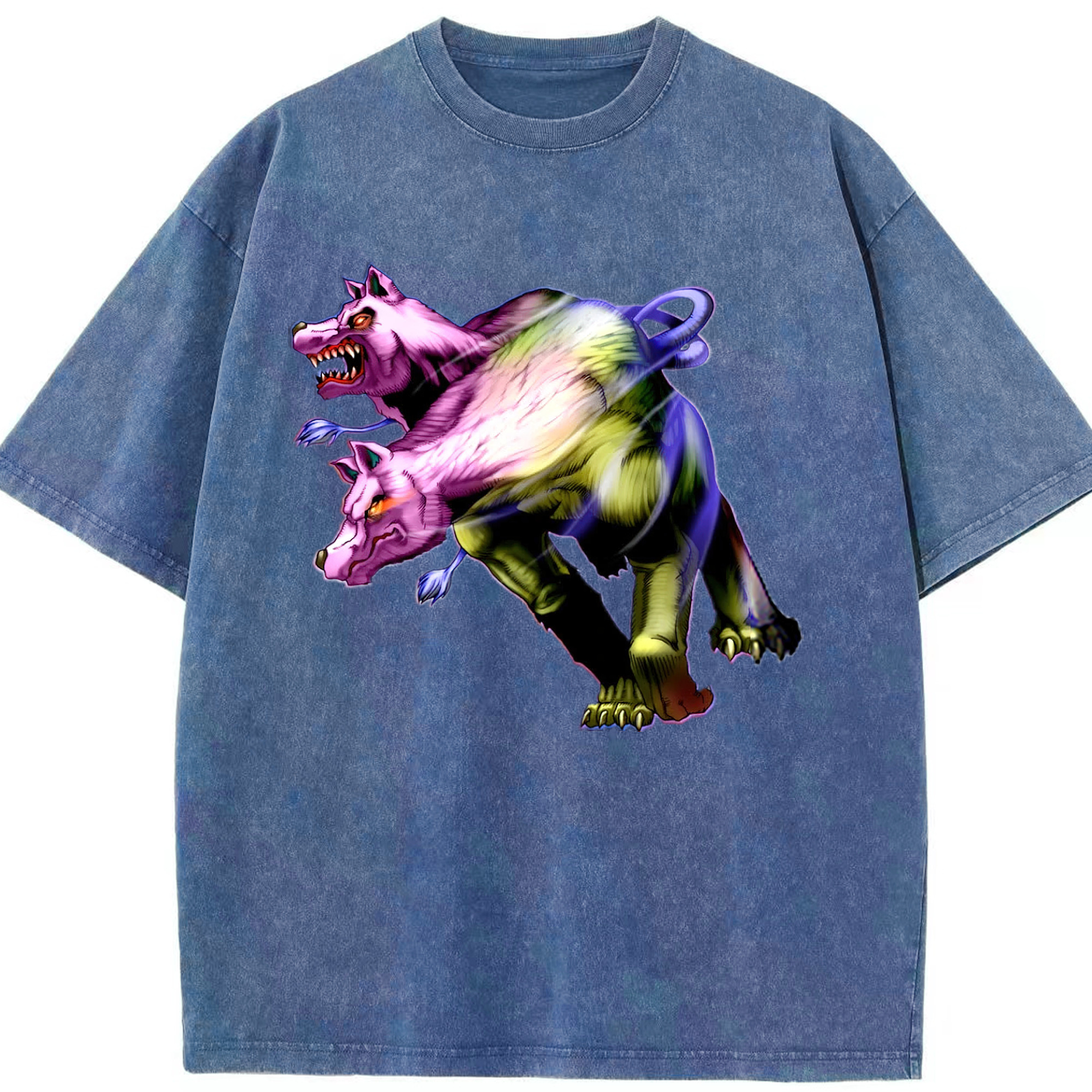 （画像用） 遊☆戯☆王 Yu-Gi-Oh! 綿100% ヴィンテージ風 半袖Tシャツ（フロントプリント）