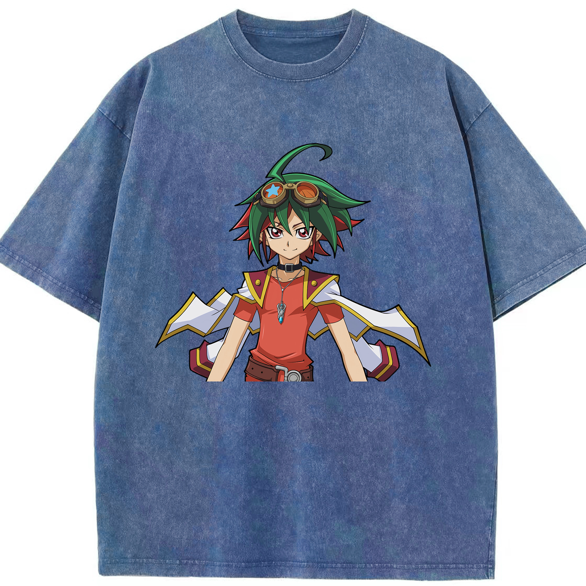 （画像用） 遊☆戯☆王 Yu-Gi-Oh! 綿100% ヴィンテージ風 半袖Tシャツ（フロントプリント）