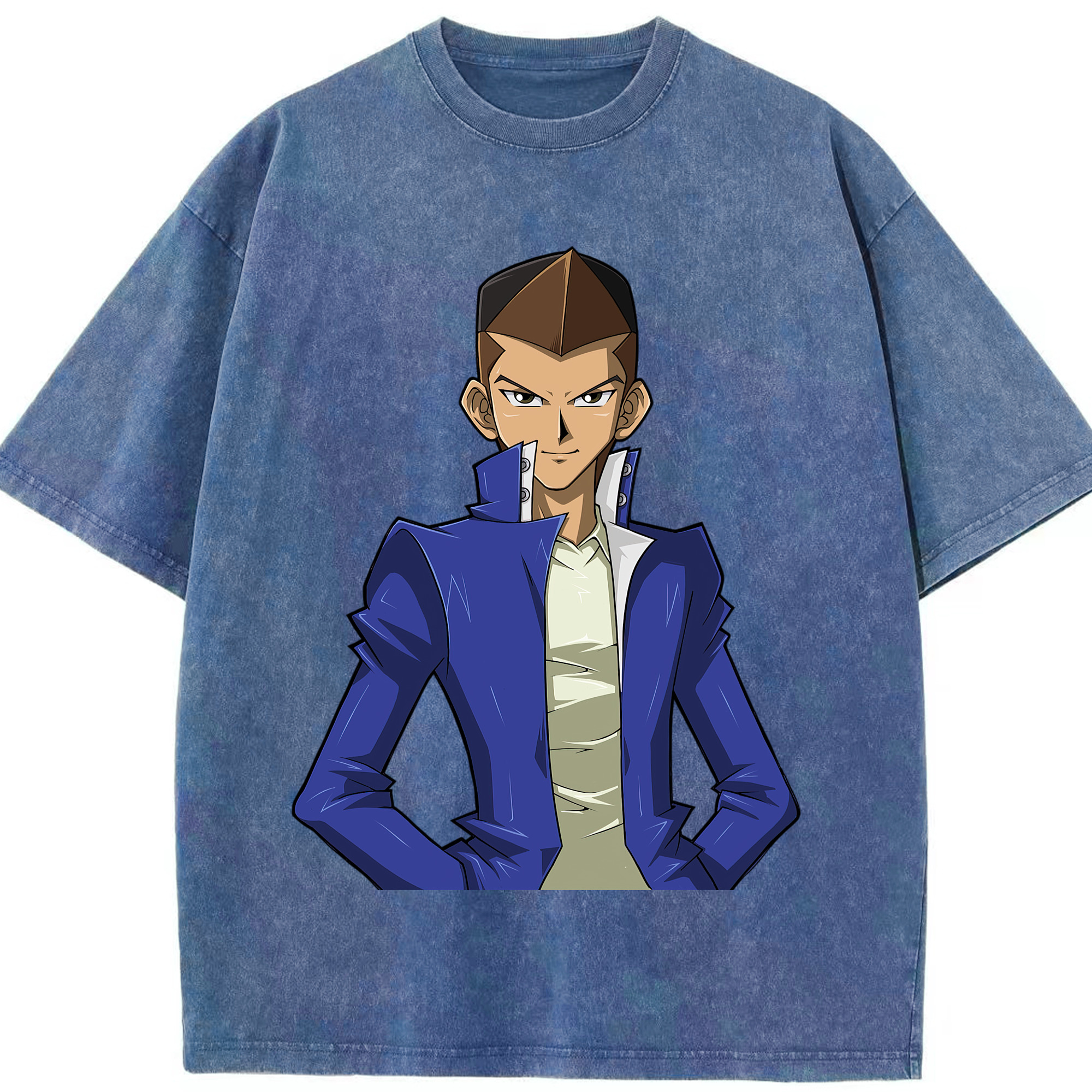 （画像用） 遊☆戯☆王 Yu-Gi-Oh! 綿100% ヴィンテージ風 半袖Tシャツ（フロントプリント）