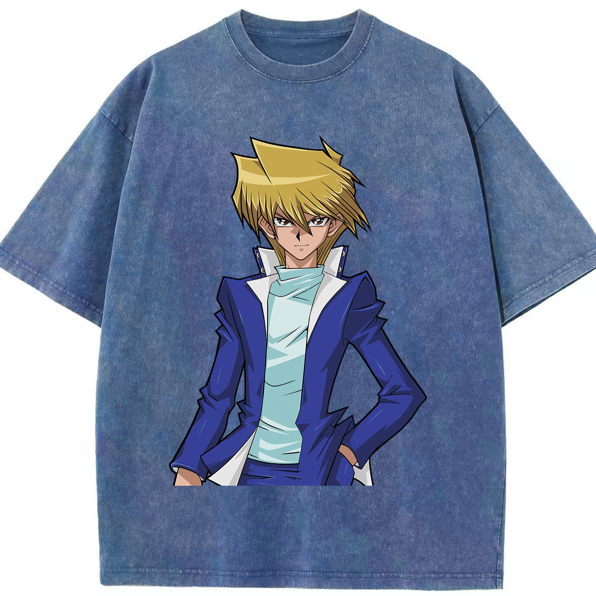 （画像用） 遊☆戯☆王 Yu-Gi-Oh! 綿100% ヴィンテージ風 半袖Tシャツ（フロントプリント）