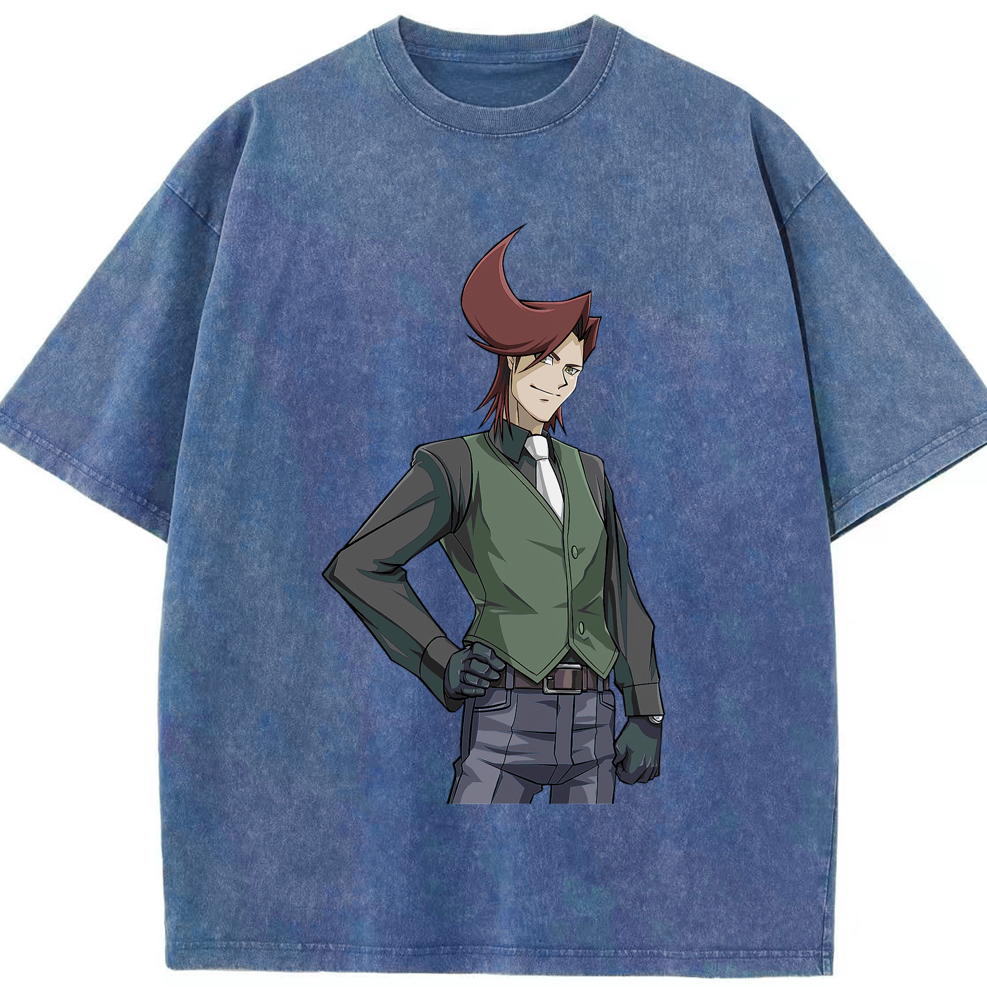 （画像用） 遊☆戯☆王 Yu-Gi-Oh! 綿100% ヴィンテージ風 半袖Tシャツ（フロントプリント）
