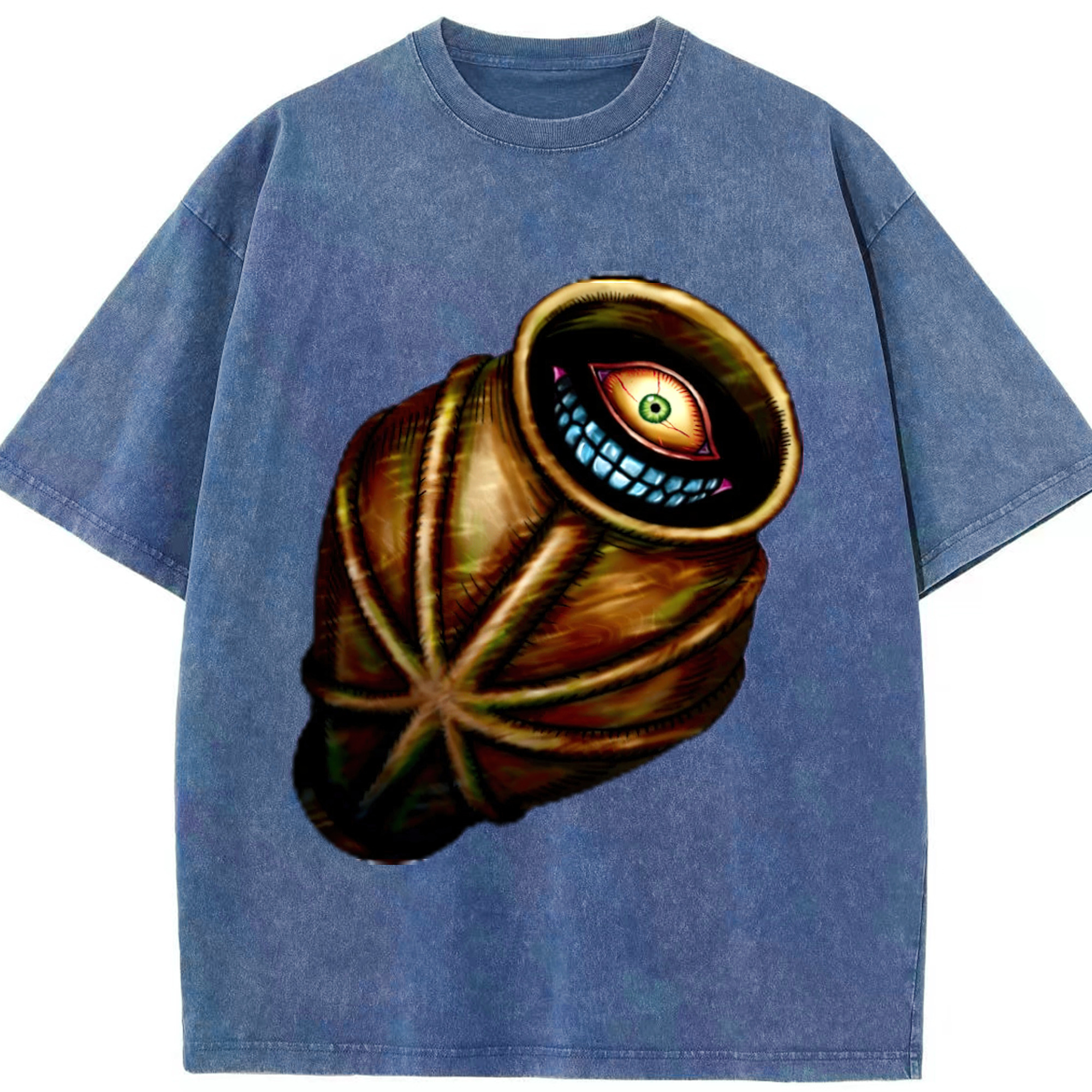 （画像用） 遊☆戯☆王 Yu-Gi-Oh! 綿100% ヴィンテージ風 半袖Tシャツ（フロントプリント）