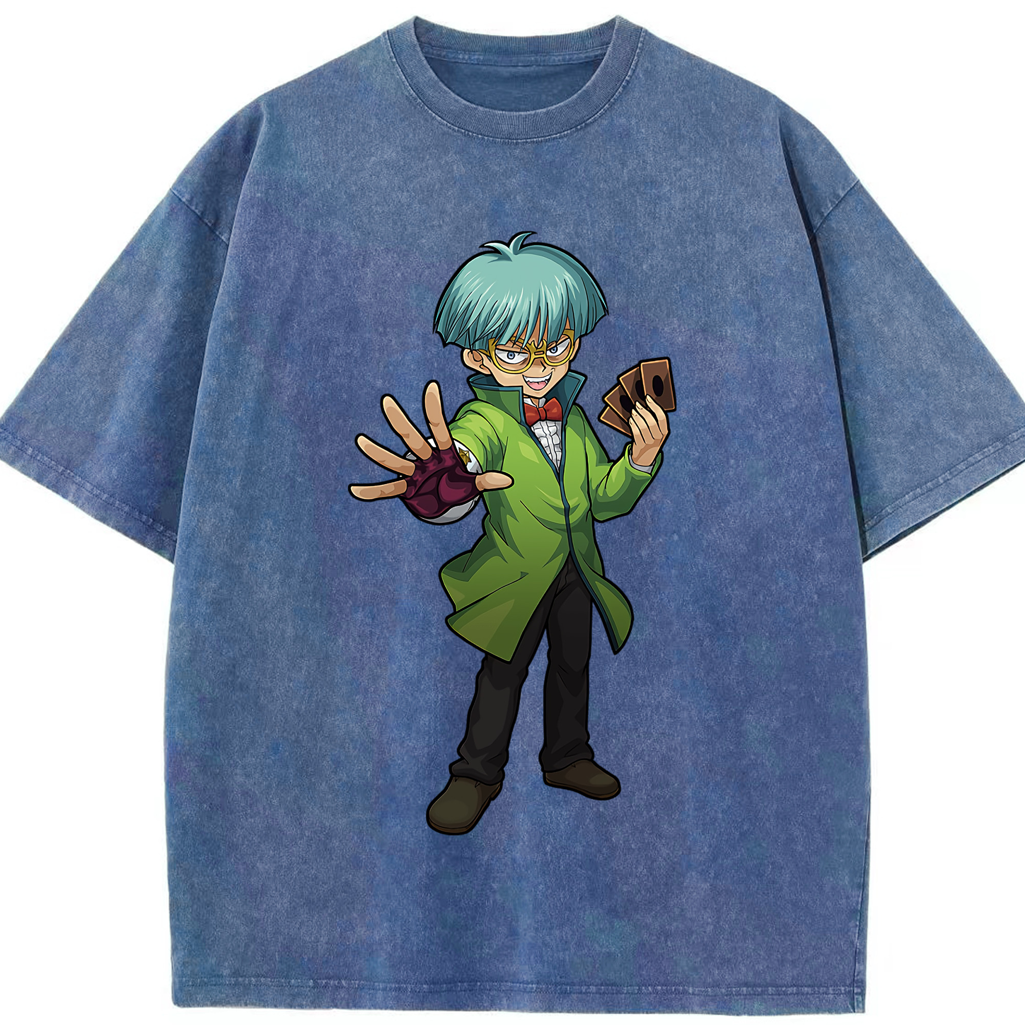 （画像用） 遊☆戯☆王 Yu-Gi-Oh! 綿100% ヴィンテージ風 半袖Tシャツ（フロントプリント）