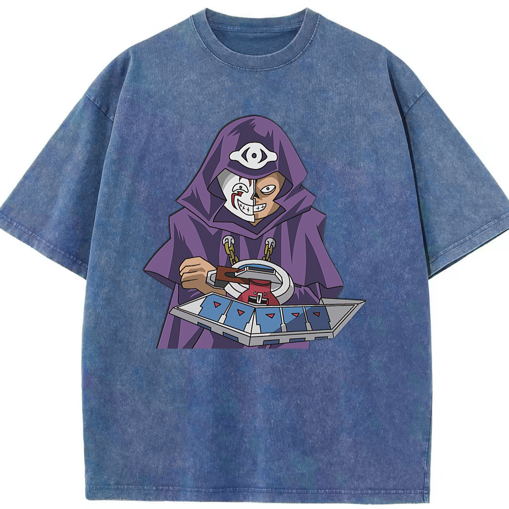 （画像用） 遊☆戯☆王 Yu-Gi-Oh! 綿100% ヴィンテージ風 半袖Tシャツ（フロントプリント）