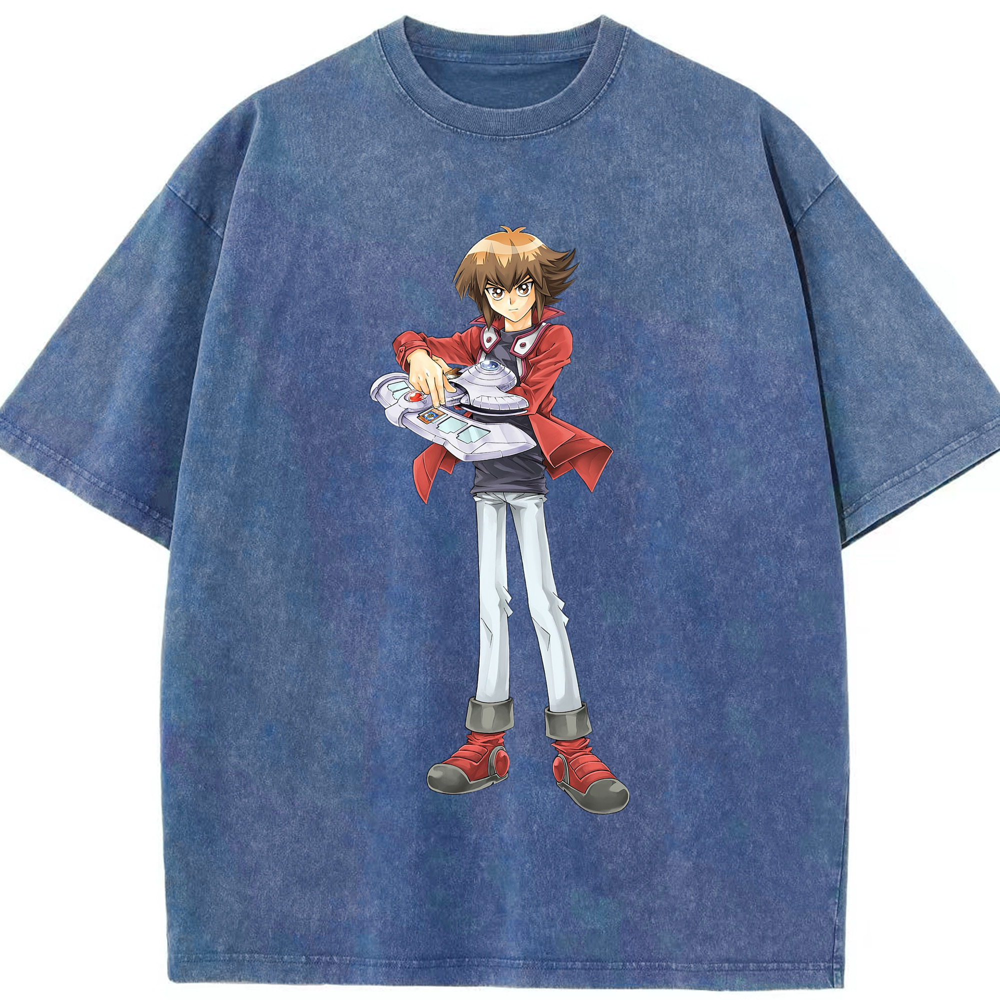 （画像用） 遊☆戯☆王 Yu-Gi-Oh! 綿100% ヴィンテージ風 半袖Tシャツ（フロントプリント）
