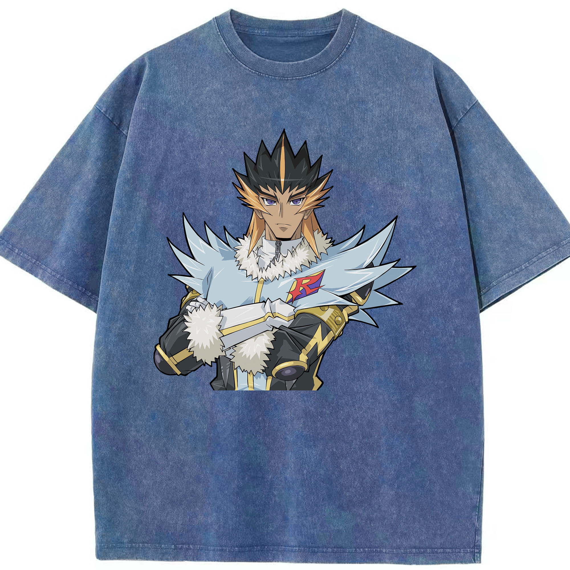 （画像用） 遊☆戯☆王 Yu-Gi-Oh! 綿100% ヴィンテージ風 半袖Tシャツ（フロントプリント）