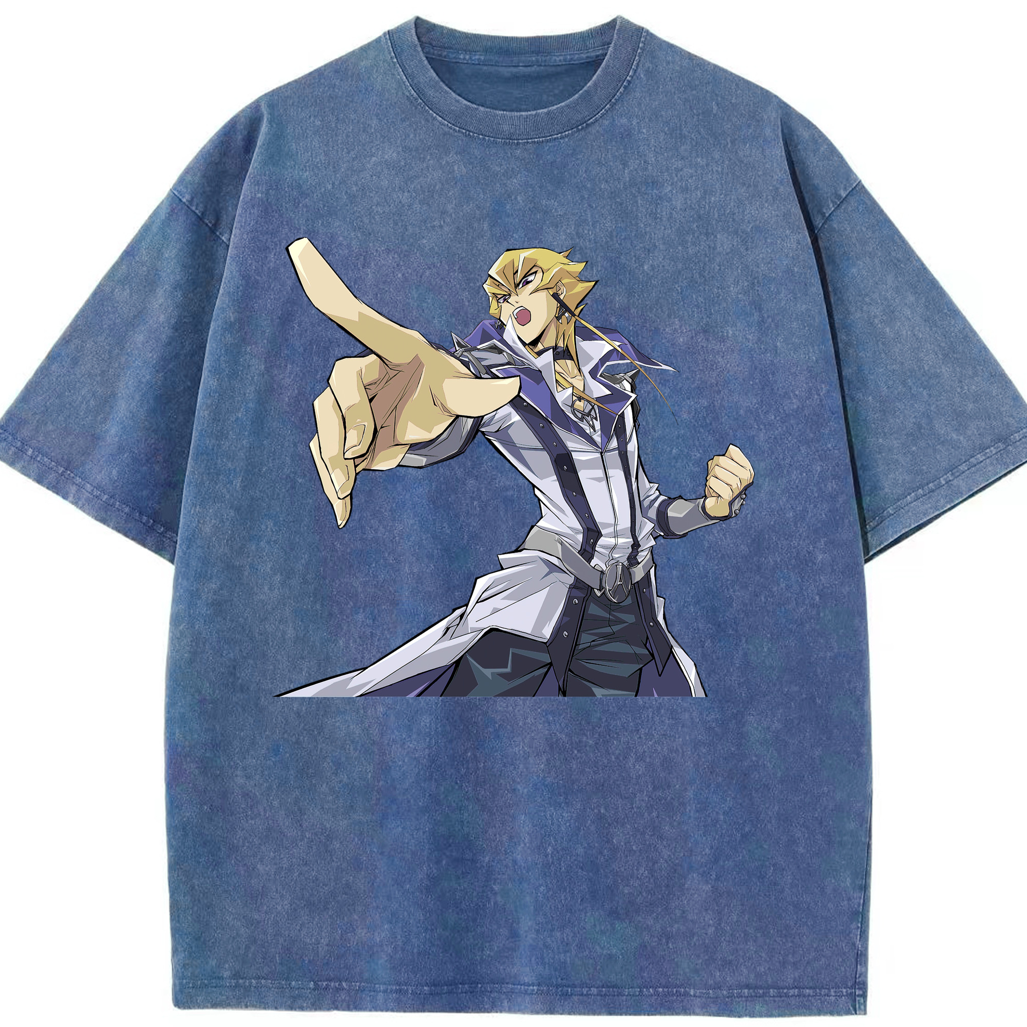 （画像用） 遊☆戯☆王 Yu-Gi-Oh! 綿100% ヴィンテージ風 半袖Tシャツ（フロントプリント）