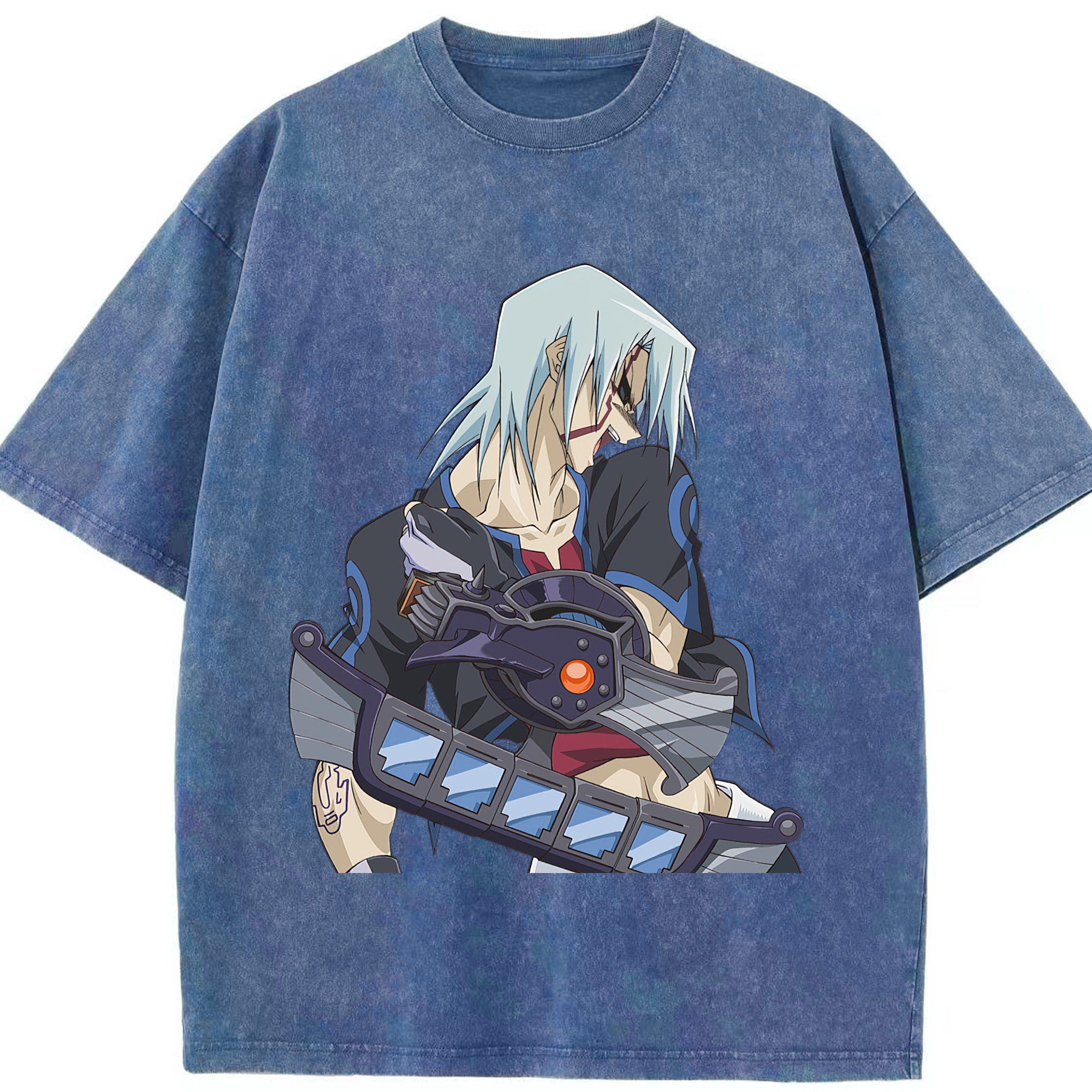 （画像用） 遊☆戯☆王 Yu-Gi-Oh! 綿100% ヴィンテージ風 半袖Tシャツ（フロントプリント）