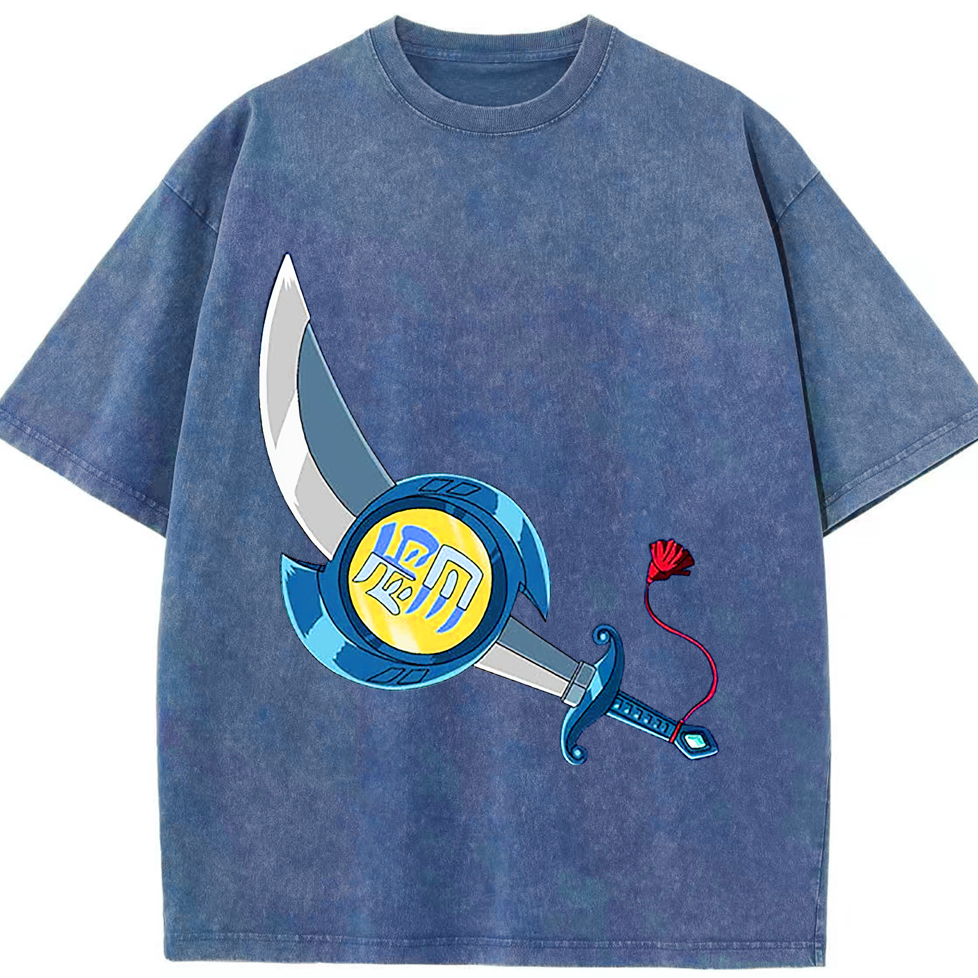 （画像用） 遊☆戯☆王 Yu-Gi-Oh! 綿100% ヴィンテージ風 半袖Tシャツ（フロントプリント）