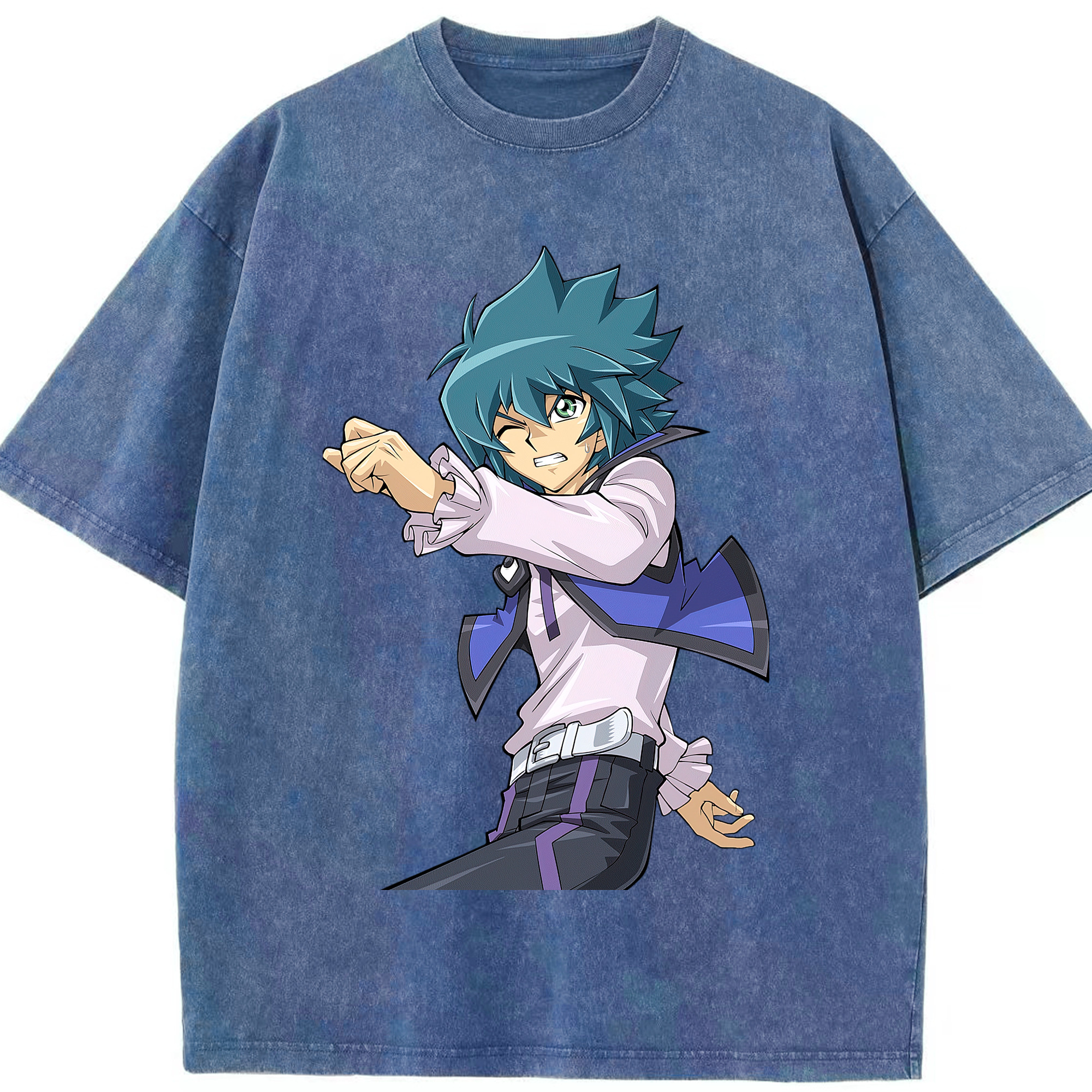 （画像用） 遊☆戯☆王 Yu-Gi-Oh! 綿100% ヴィンテージ風 半袖Tシャツ（フロントプリント）