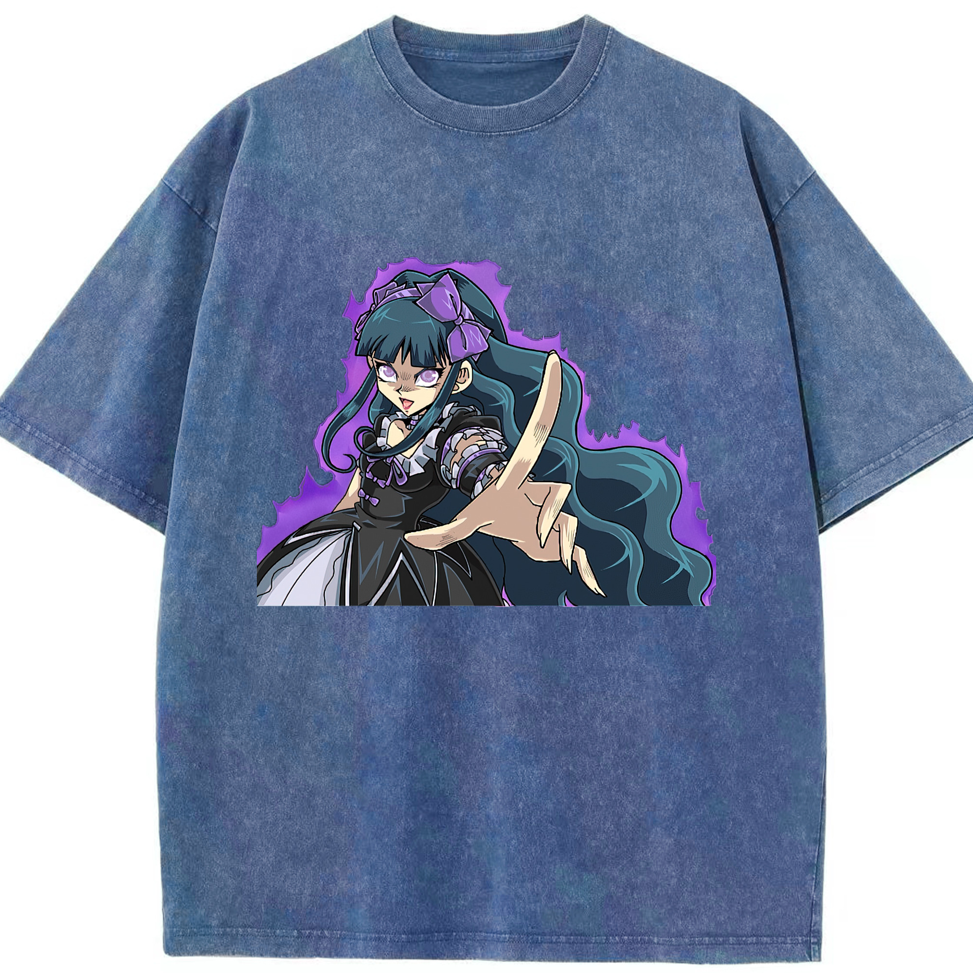 （画像用） 遊☆戯☆王 Yu-Gi-Oh! 綿100% ヴィンテージ風 半袖Tシャツ（フロントプリント）
