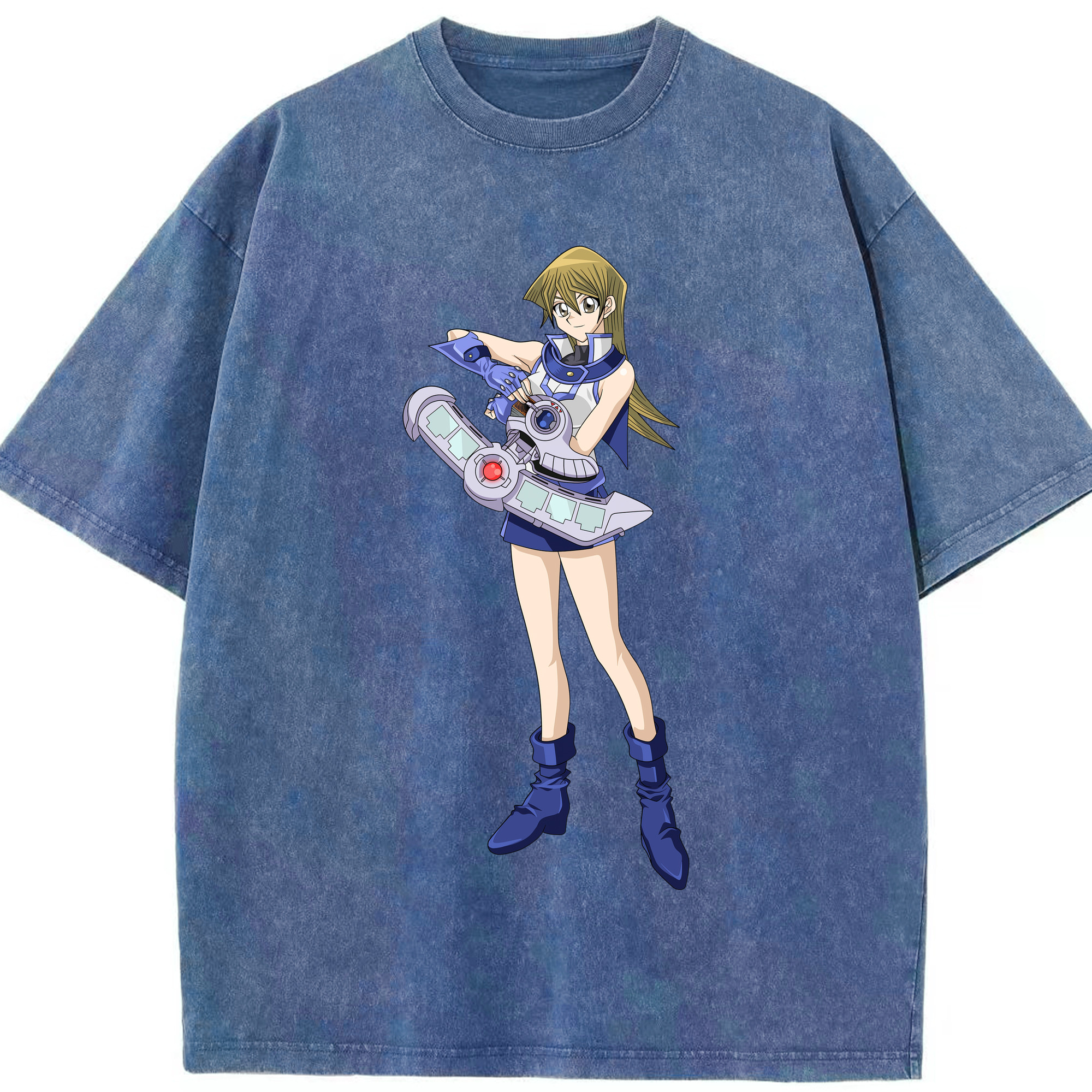 （画像用） 遊☆戯☆王 Yu-Gi-Oh! 綿100% ヴィンテージ風 半袖Tシャツ（フロントプリント）