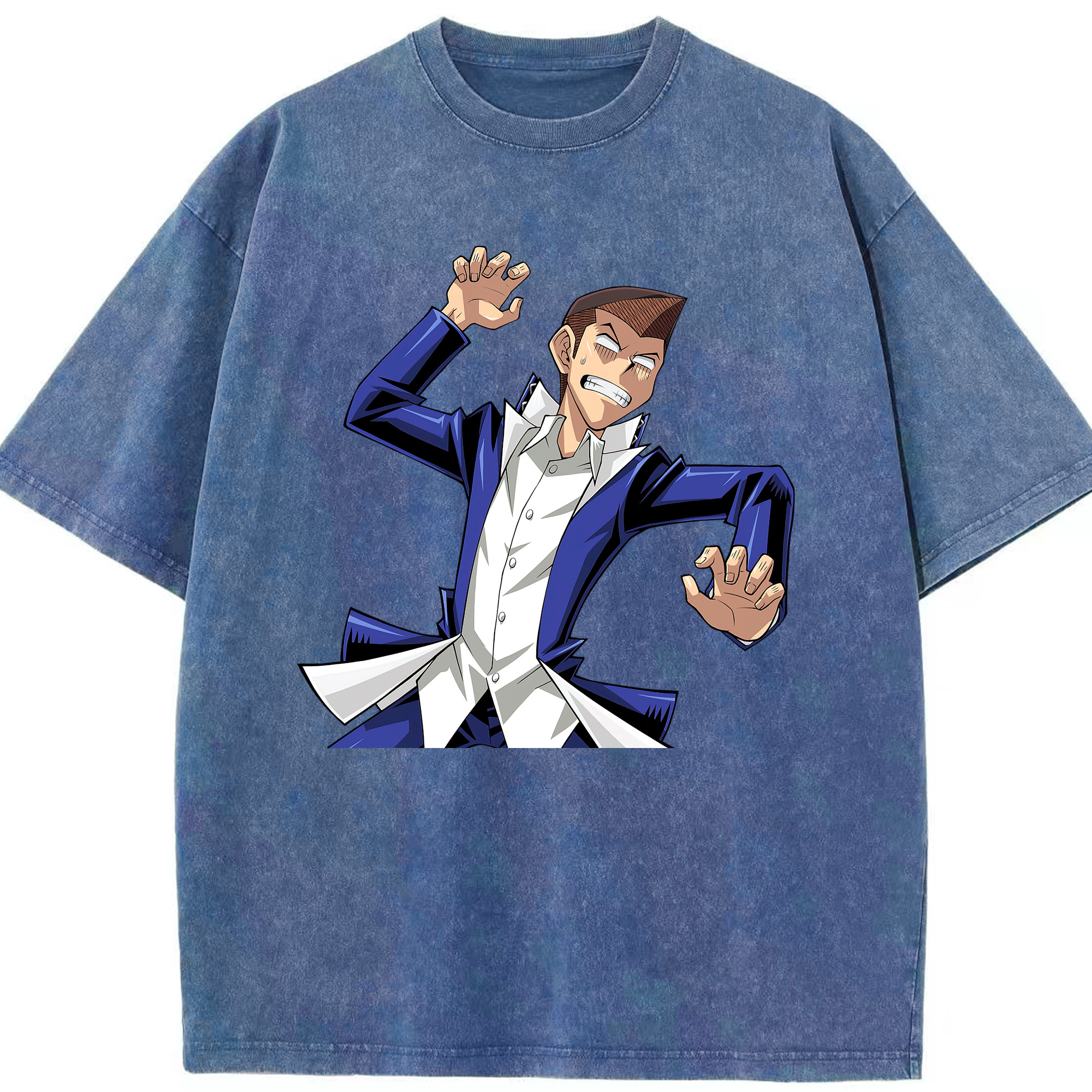 （画像用） 遊☆戯☆王 Yu-Gi-Oh! 綿100% ヴィンテージ風 半袖Tシャツ（フロントプリント）