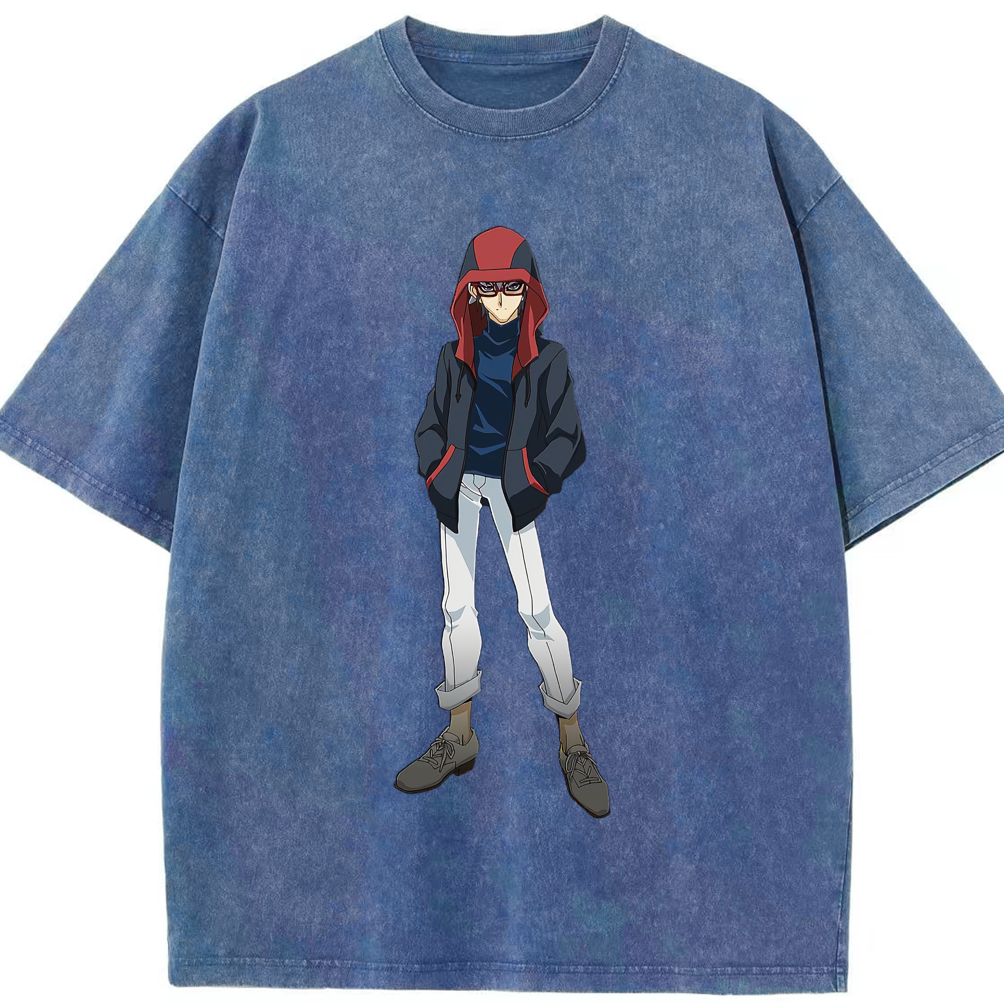 （画像用） 遊☆戯☆王 Yu-Gi-Oh! 綿100% ヴィンテージ風 半袖Tシャツ（フロントプリント）