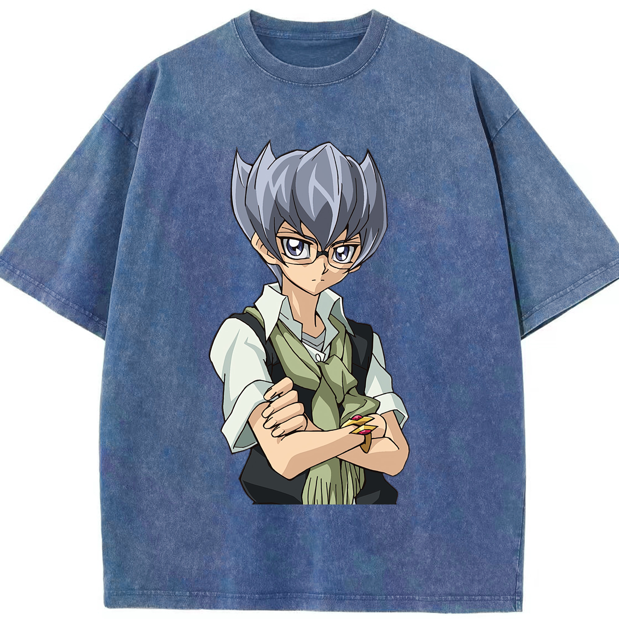 （画像用） 遊☆戯☆王 Yu-Gi-Oh! 綿100% ヴィンテージ風 半袖Tシャツ（フロントプリント）