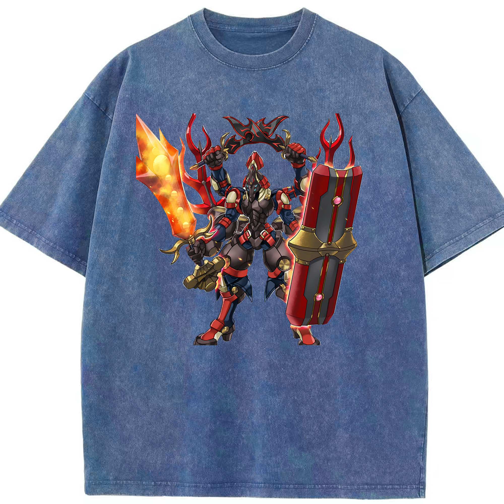 （画像用） 遊☆戯☆王 Yu-Gi-Oh! 綿100% ヴィンテージ風 半袖Tシャツ（フロントプリント）