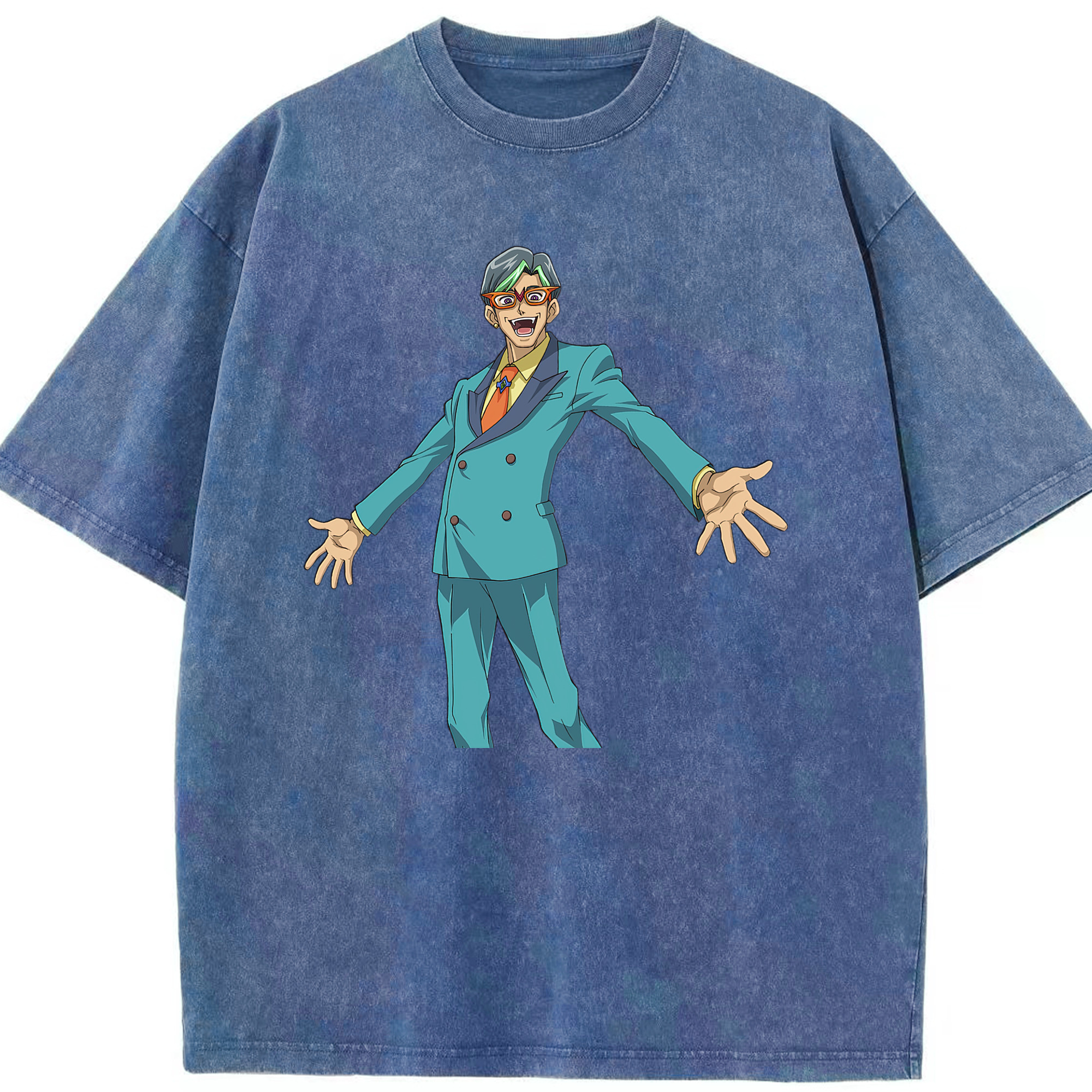 （画像用） 遊☆戯☆王 Yu-Gi-Oh! 綿100% ヴィンテージ風 半袖Tシャツ（フロントプリント）