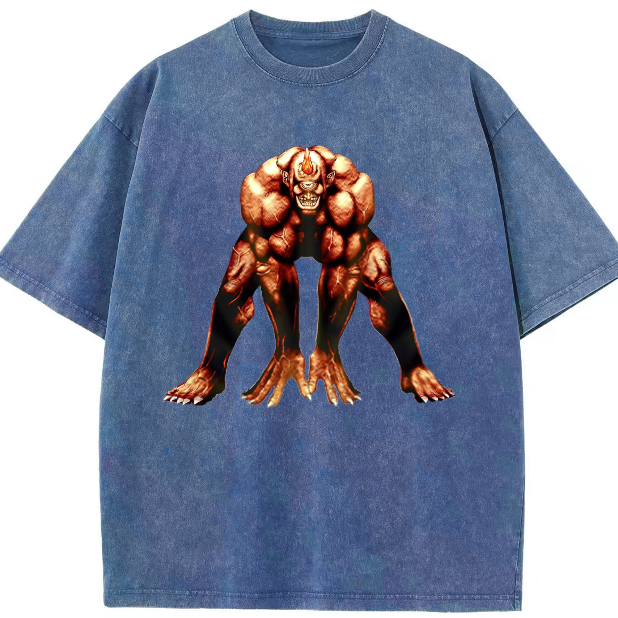 （画像用） 遊☆戯☆王 Yu-Gi-Oh! 綿100% ヴィンテージ風 半袖Tシャツ（フロントプリント）