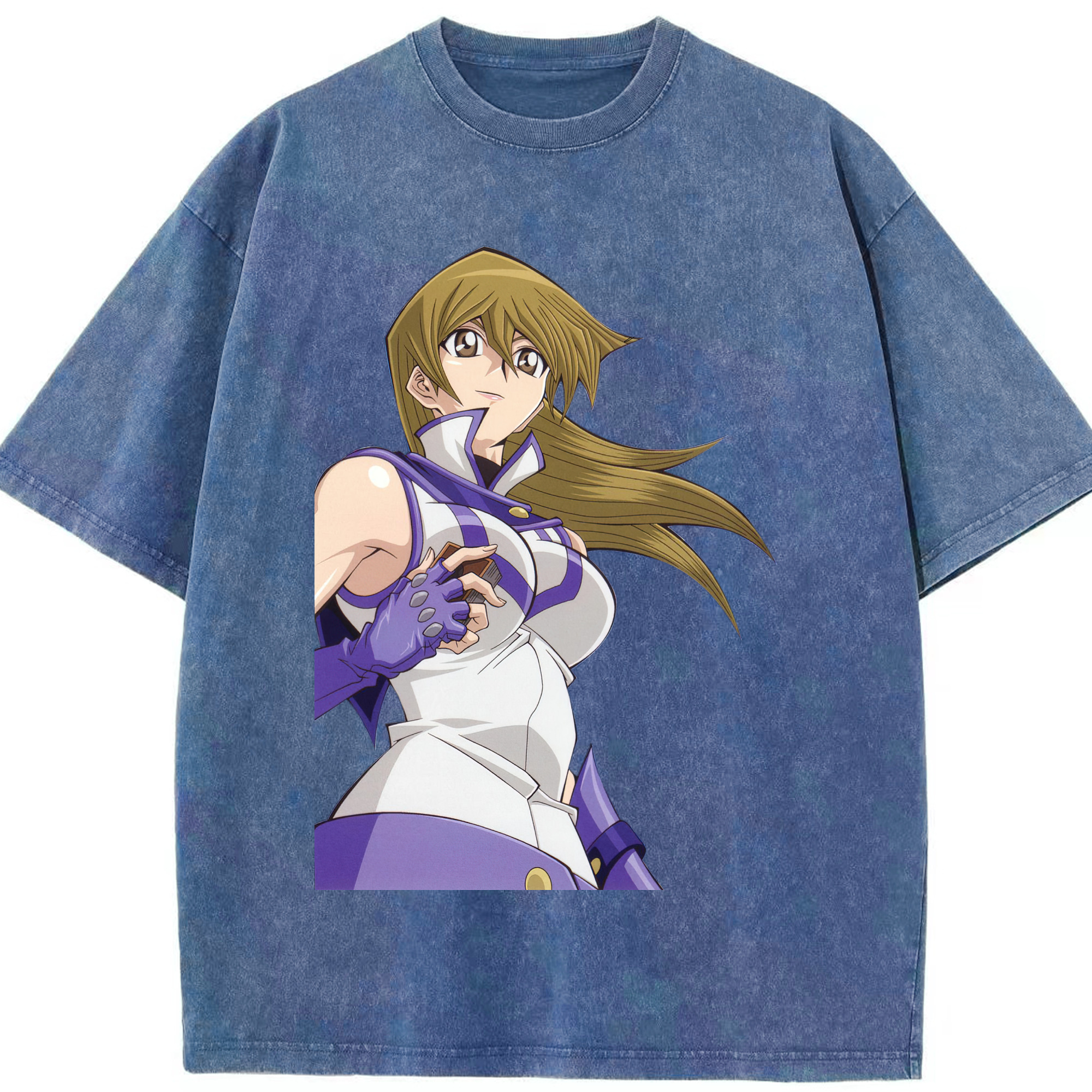 （画像用） 遊☆戯☆王 Yu-Gi-Oh! 綿100% ヴィンテージ風 半袖Tシャツ（フロントプリント）
