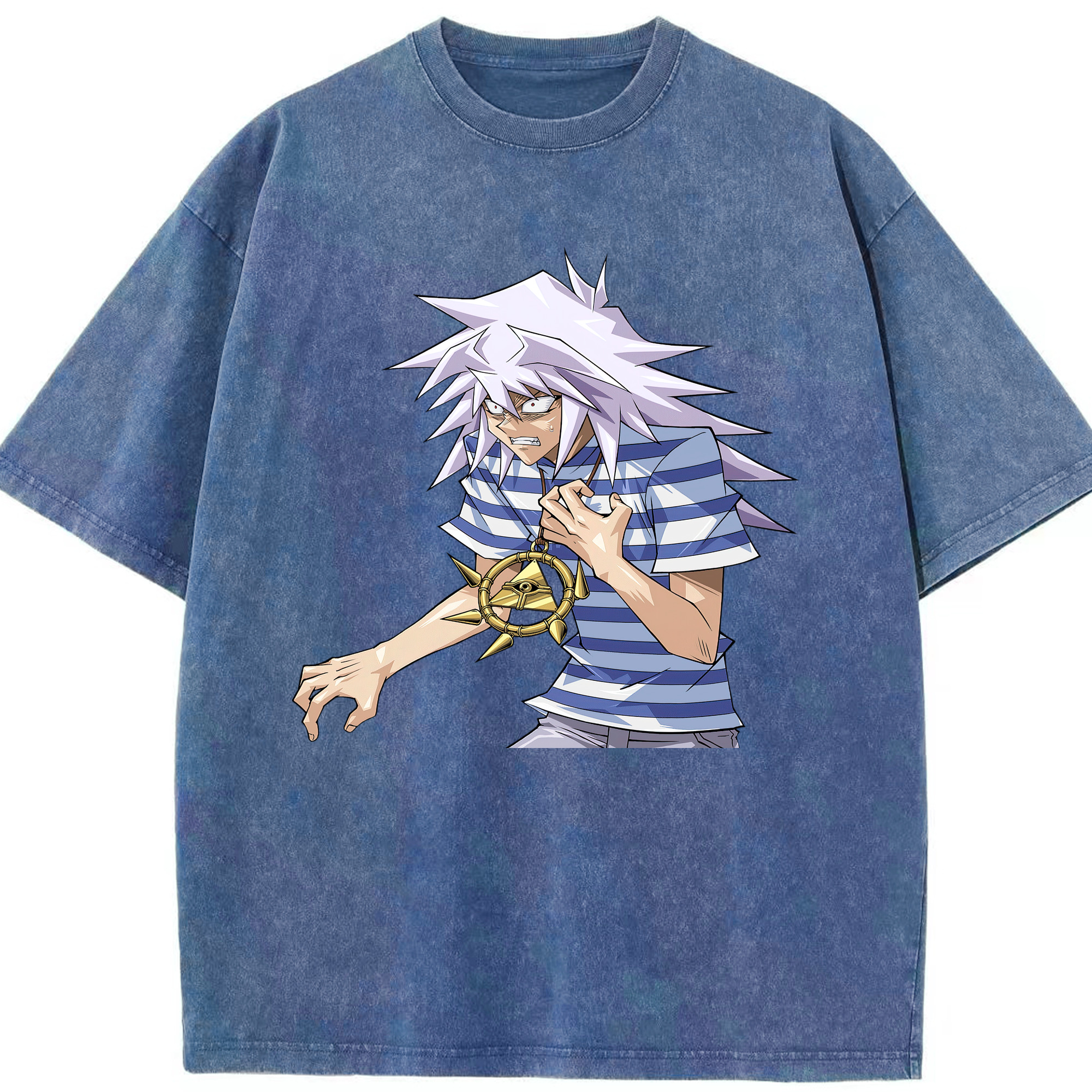 （画像用） 遊☆戯☆王 Yu-Gi-Oh! 綿100% ヴィンテージ風 半袖Tシャツ（フロントプリント）
