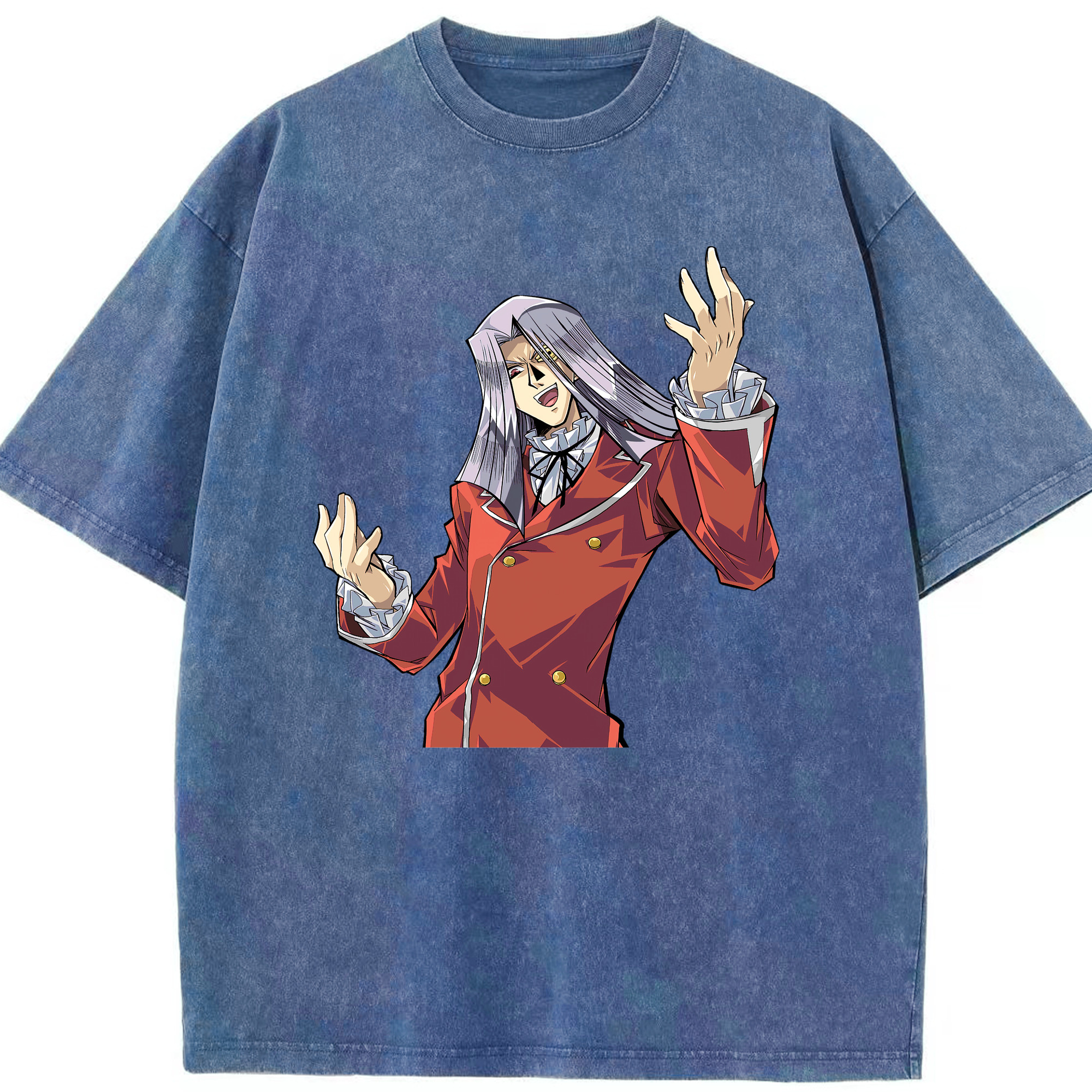 （画像用） 遊☆戯☆王 Yu-Gi-Oh! 綿100% ヴィンテージ風 半袖Tシャツ（フロントプリント）