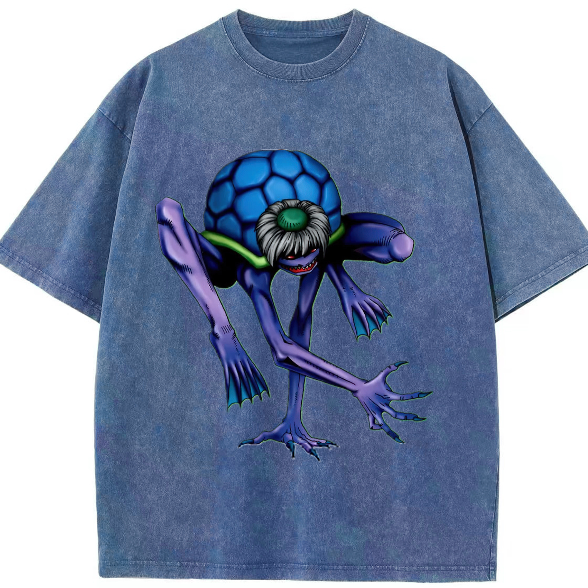 （画像用） 遊☆戯☆王 Yu-Gi-Oh! 綿100% ヴィンテージ風 半袖Tシャツ（フロントプリント）