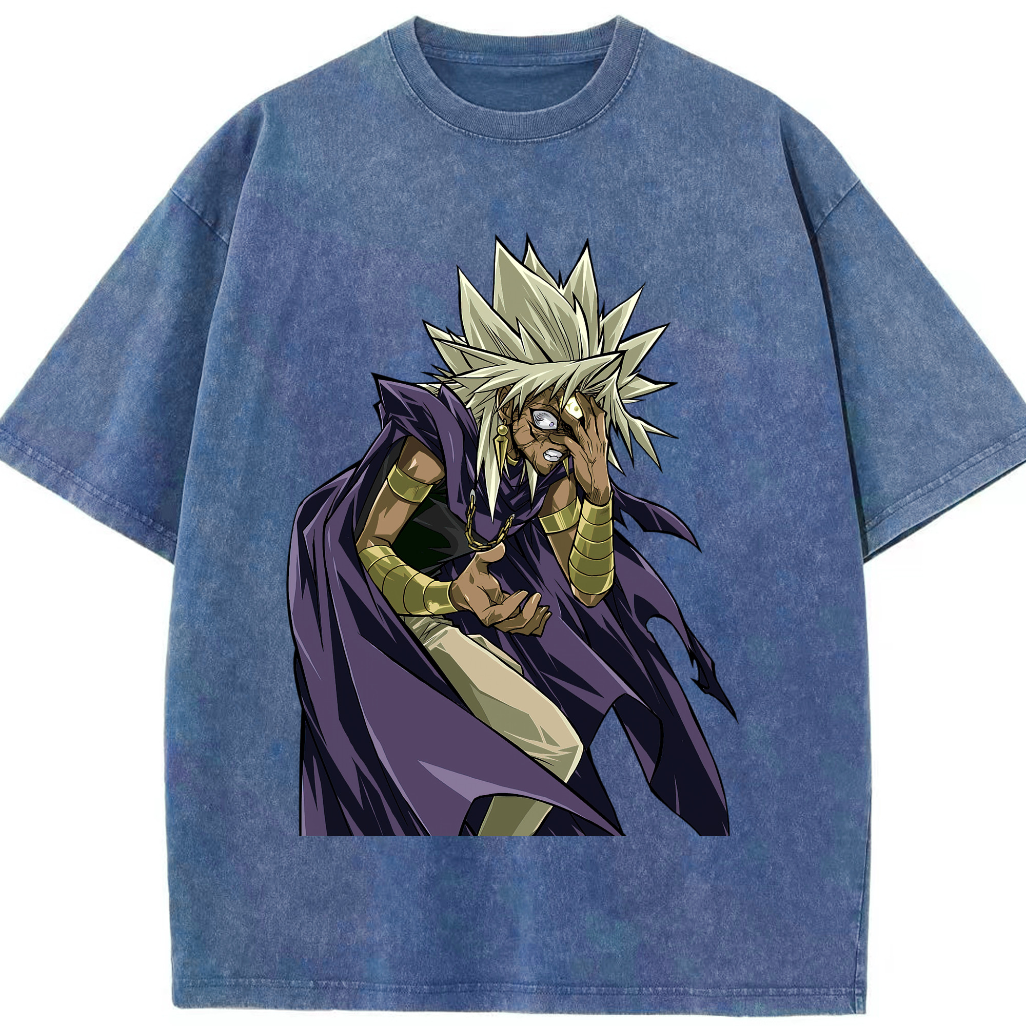 （画像用） 遊☆戯☆王 Yu-Gi-Oh! 綿100% ヴィンテージ風 半袖Tシャツ（フロントプリント）