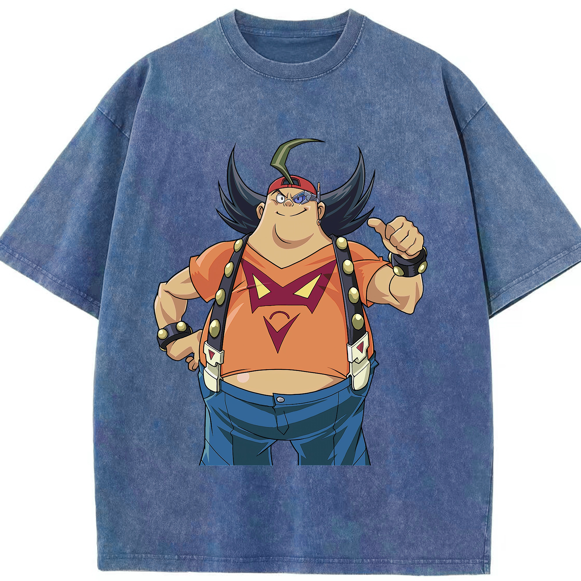 （画像用） 遊☆戯☆王 Yu-Gi-Oh! 綿100% ヴィンテージ風 半袖Tシャツ（フロントプリント）